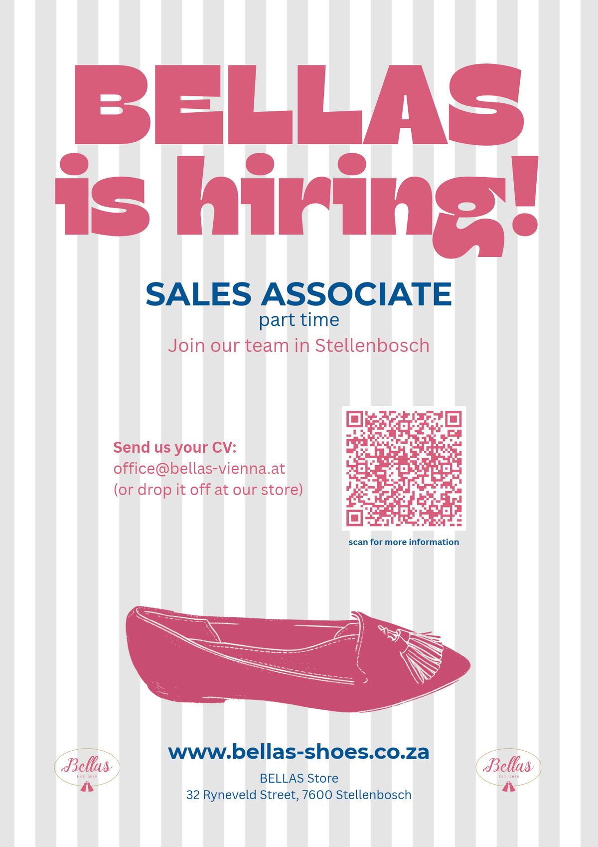 WE ARE HIRING in Stellenbosch - Sales Associate