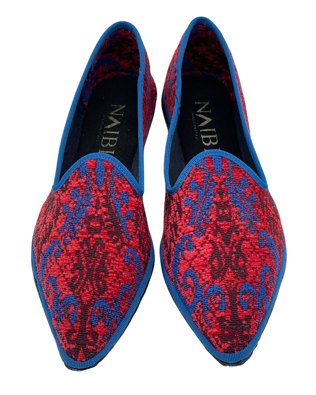 MUSTERSCHUH Rosso-Bleu Tapestry Furlane Pointy 41