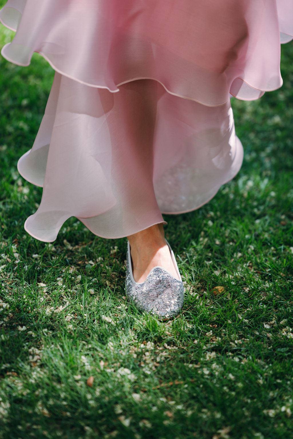 Silver Pailletten Ballerina