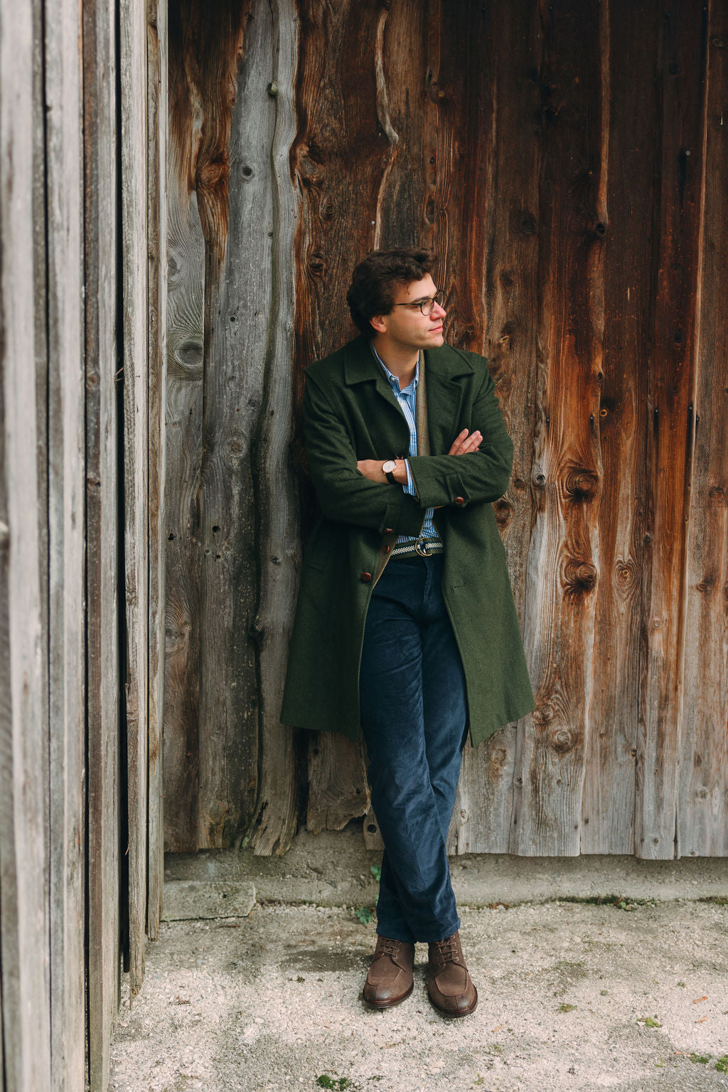 Herren Schnürboots Suede Brown