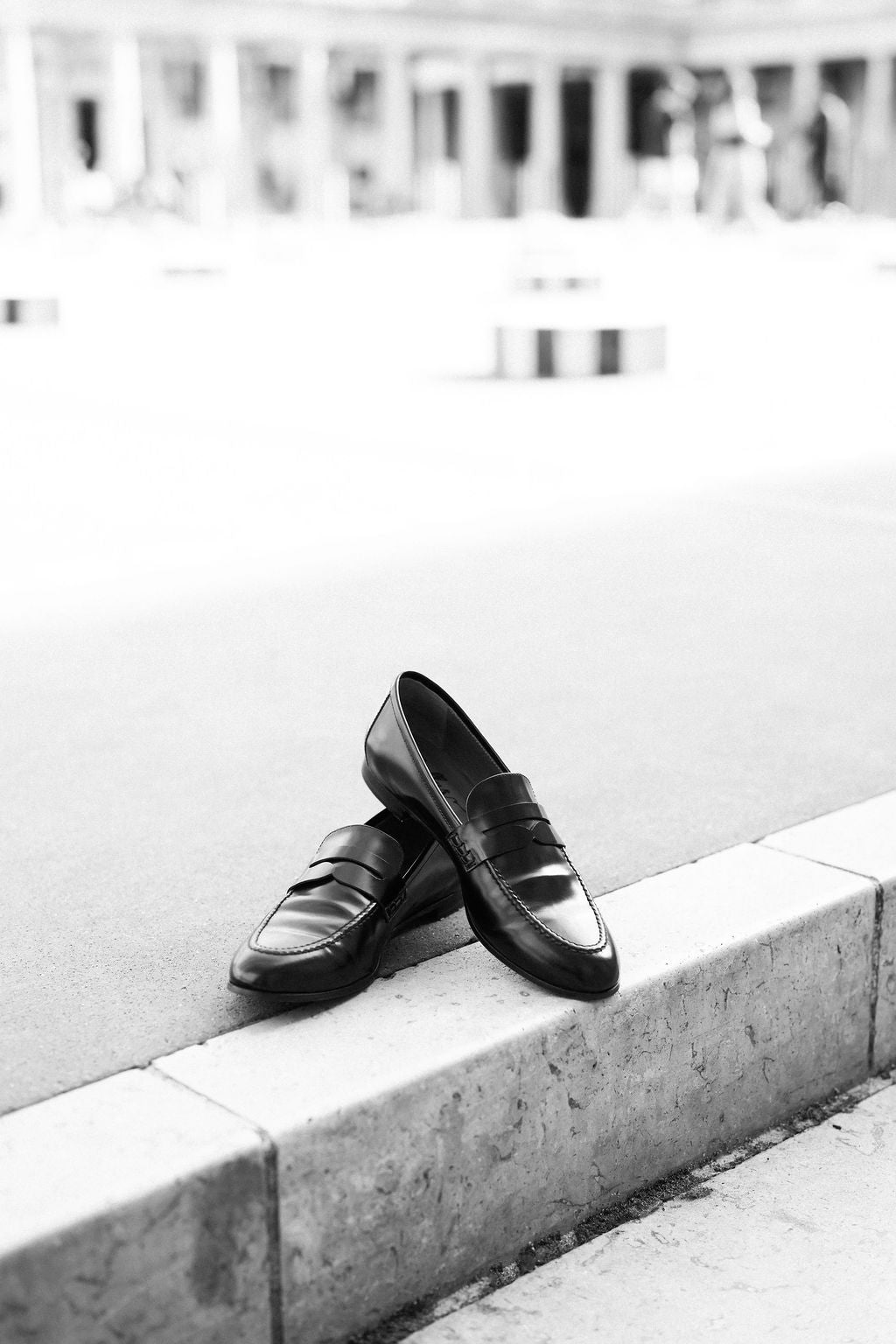 Abrasivato Nero Pennyloafer