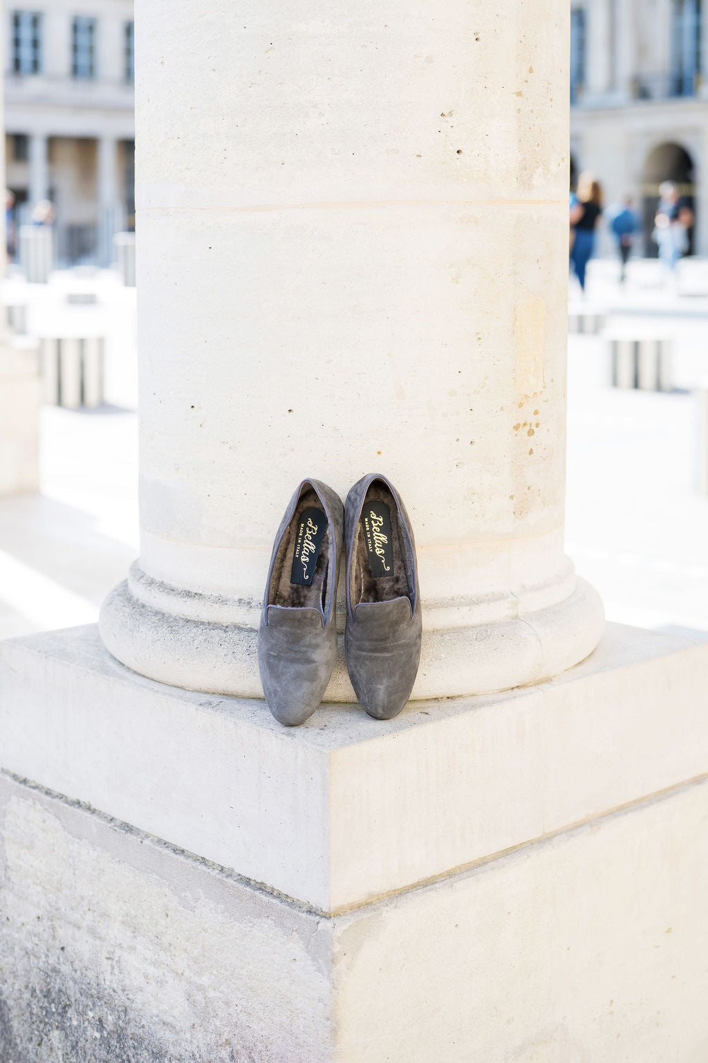 Antracite Loafer gefüttert