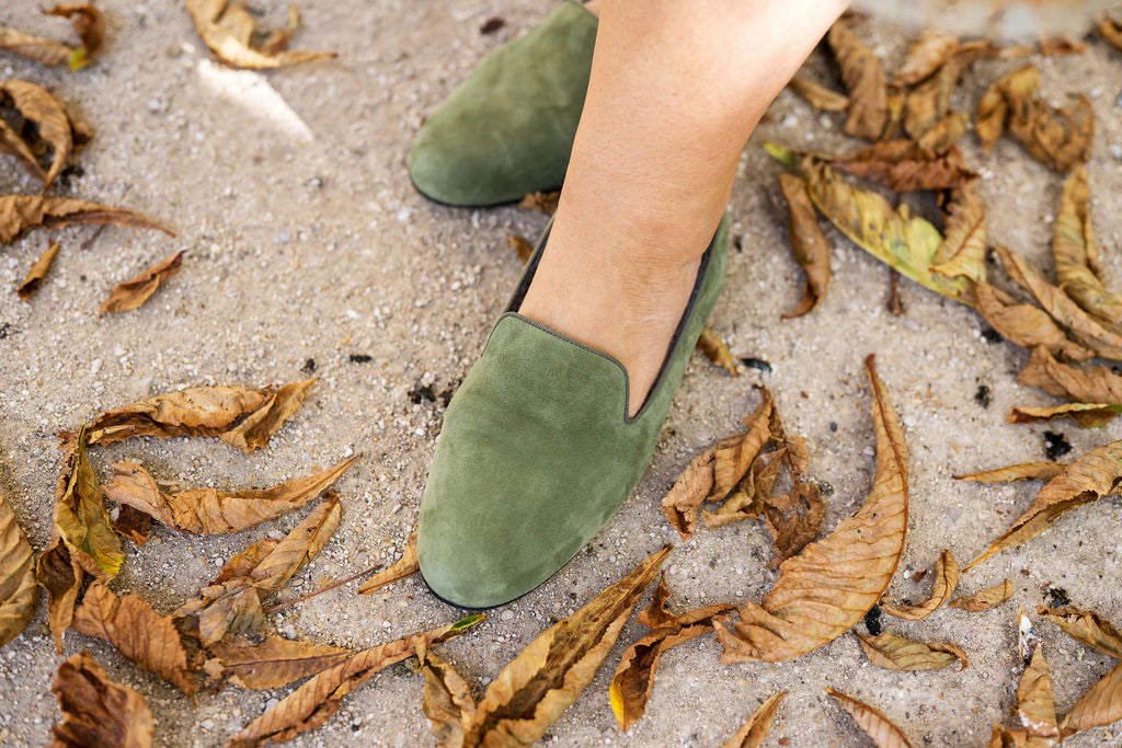 Verde Loafer gefüttert