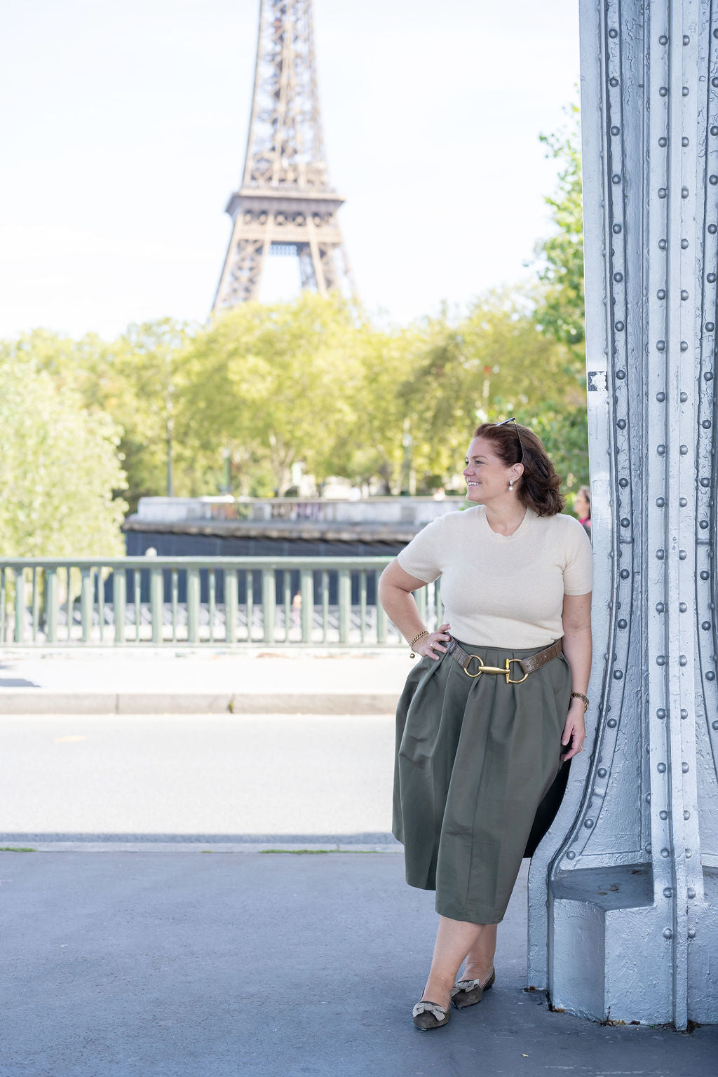 Oliva-Tortora Schleifenloafer Pointy