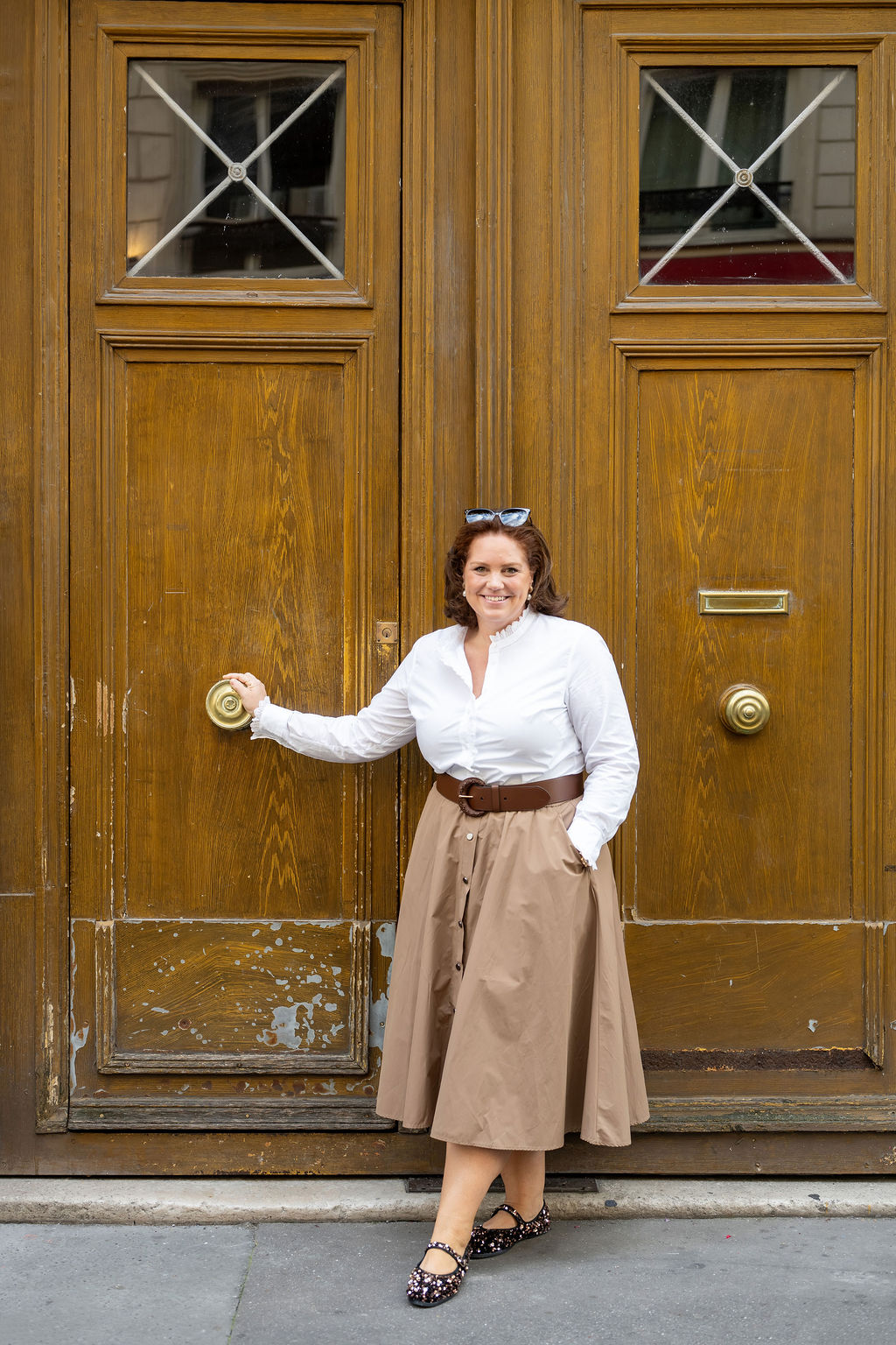 Cobre Mary Jane Furlane Pailletten (Vegan)