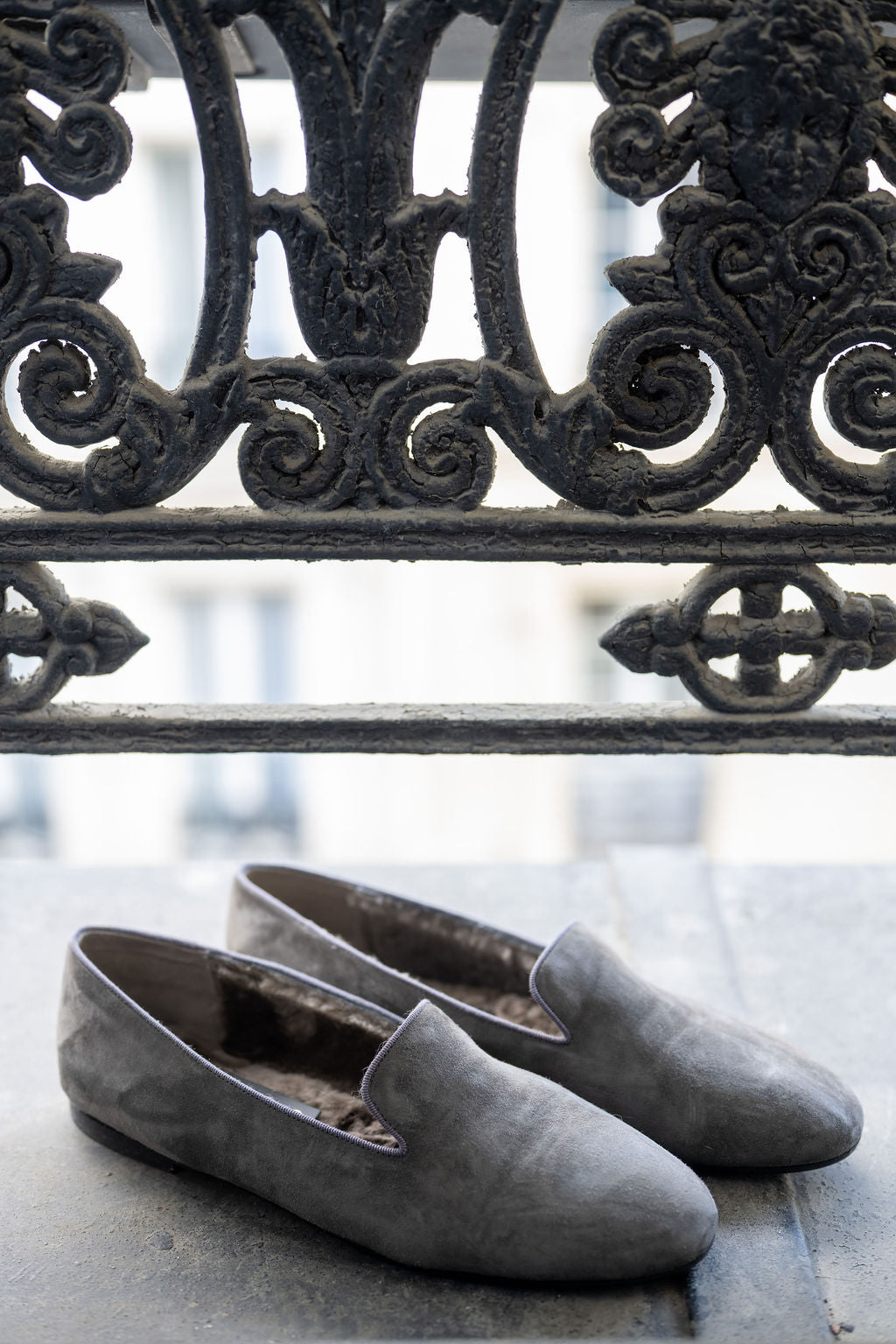 Antracite Loafer gefüttert