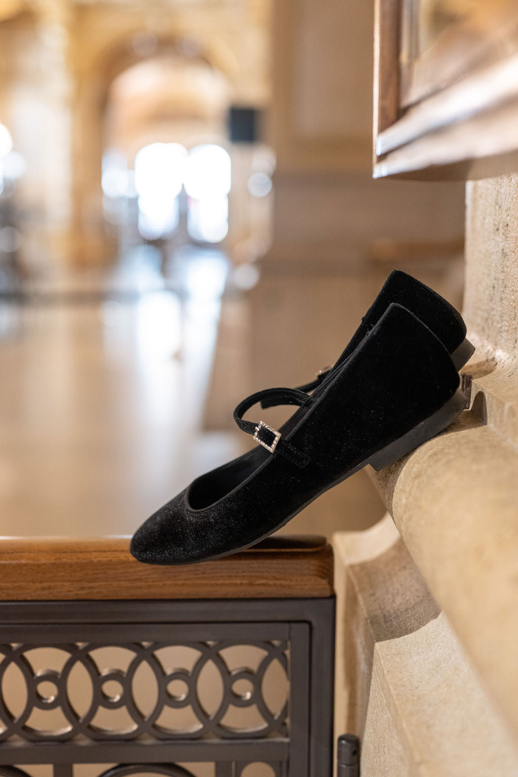 Nero Mary Jane Velluto