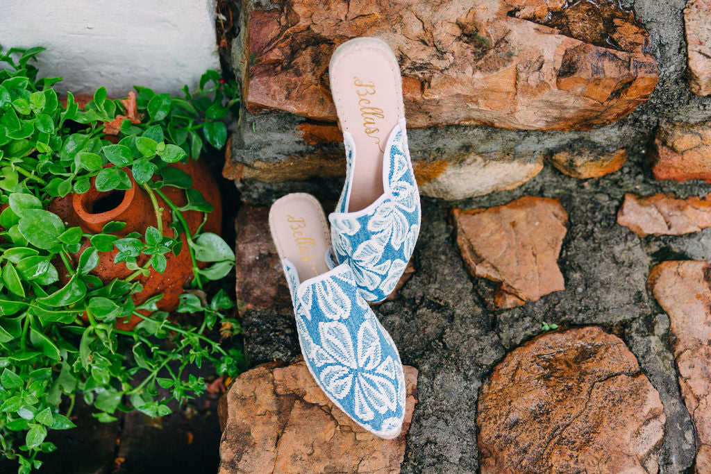 Blanco Espadrilles Mules