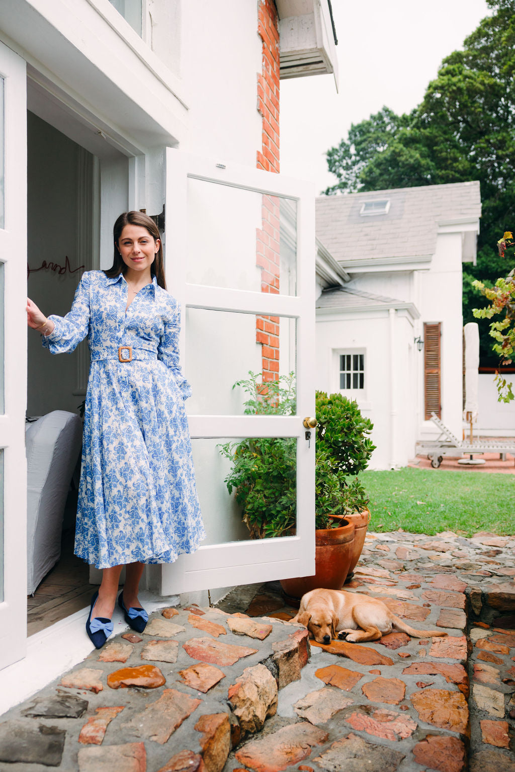 Blu-Onda Schleifenloafer Pointy