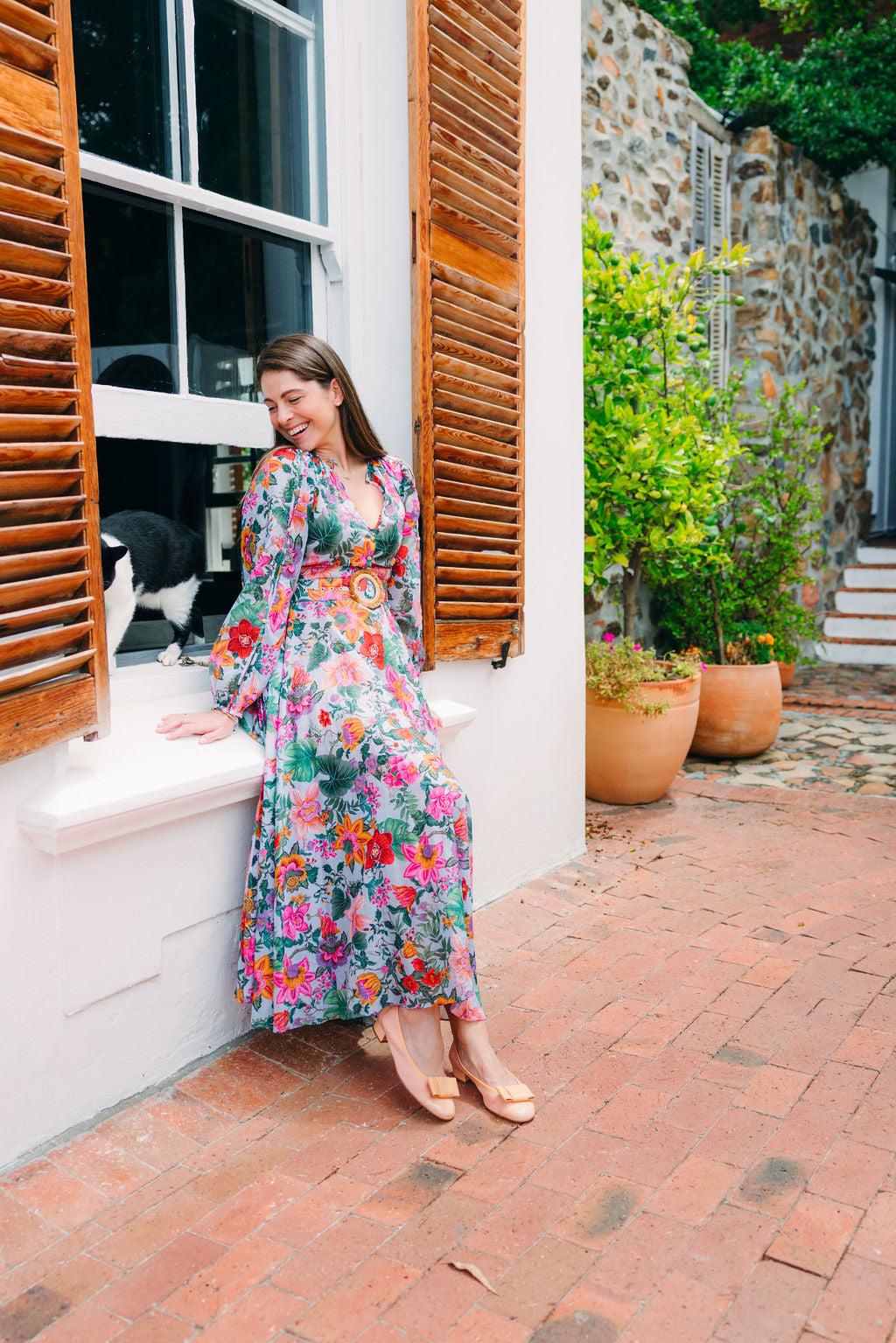 Peach Ballerina Pumps