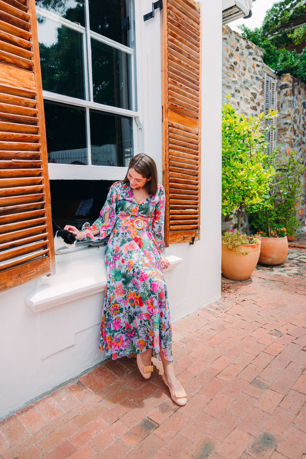 Peach Ballerina Pumps