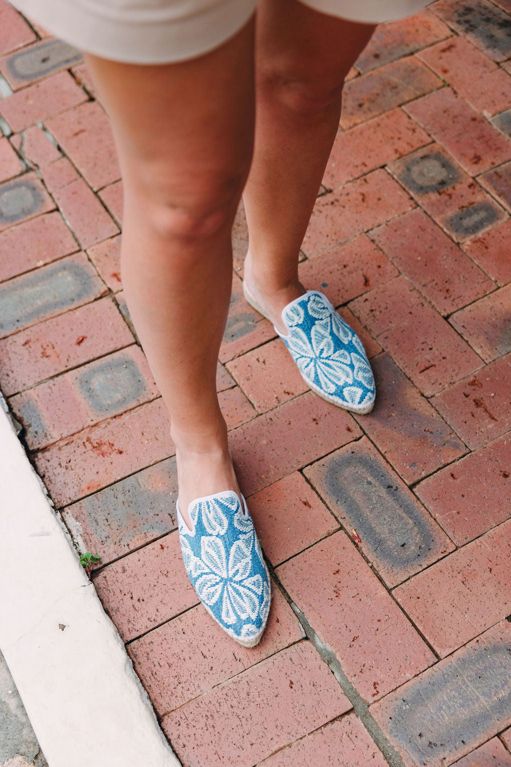 Blanco Espadrilles Mules