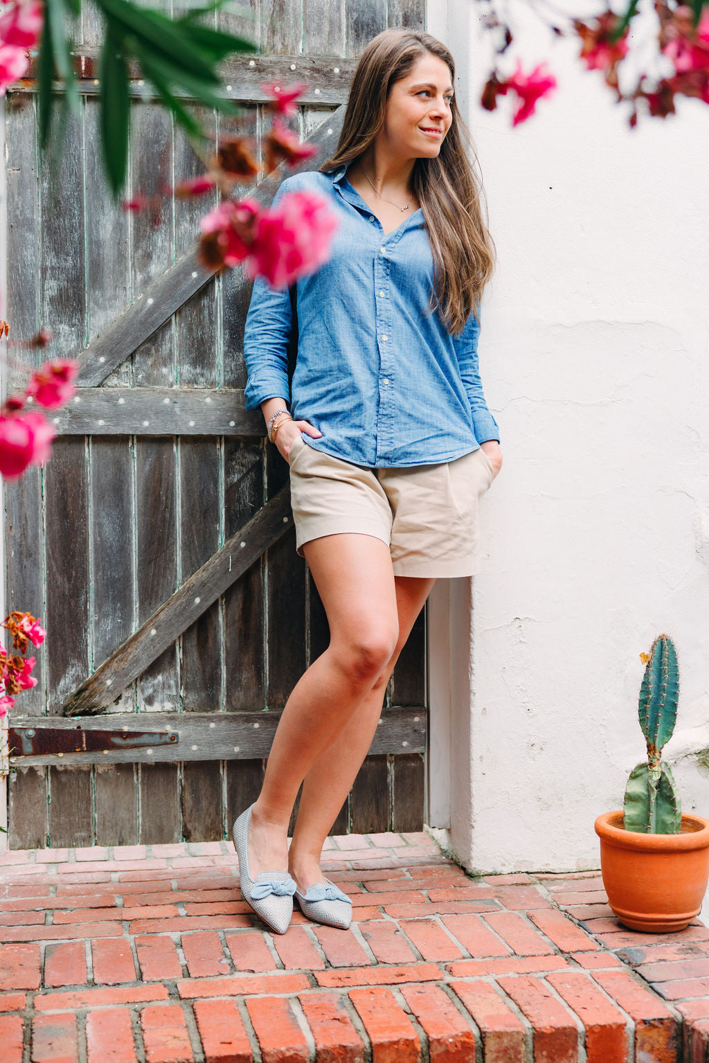 Jeans Bast Schleifenloafer Pointy