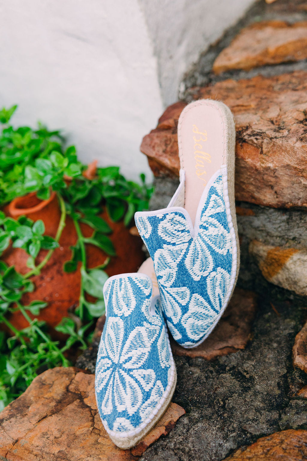 Blanco Espadrilles Mules