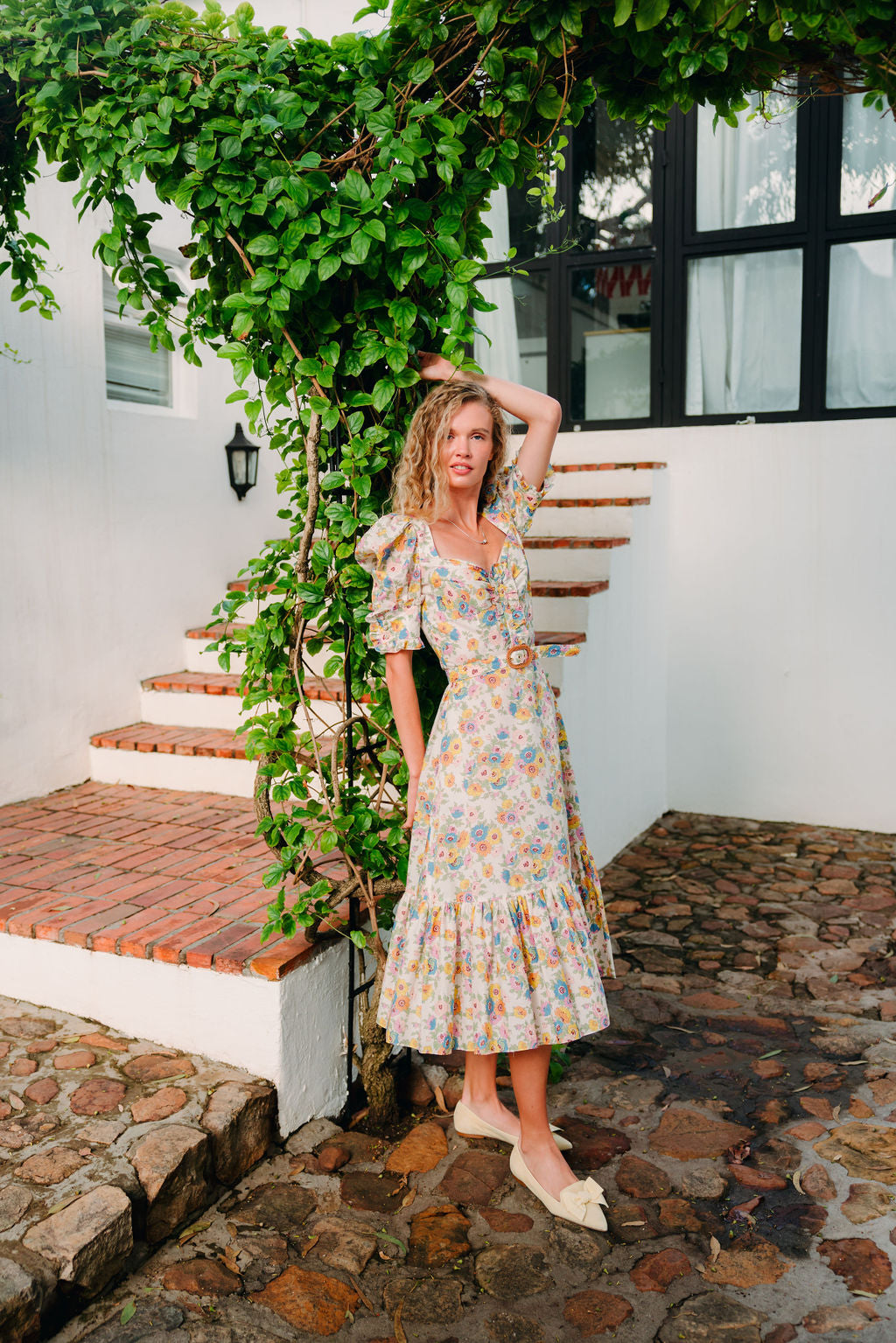 Citrus-Paglia Schleifenloafer Pointy