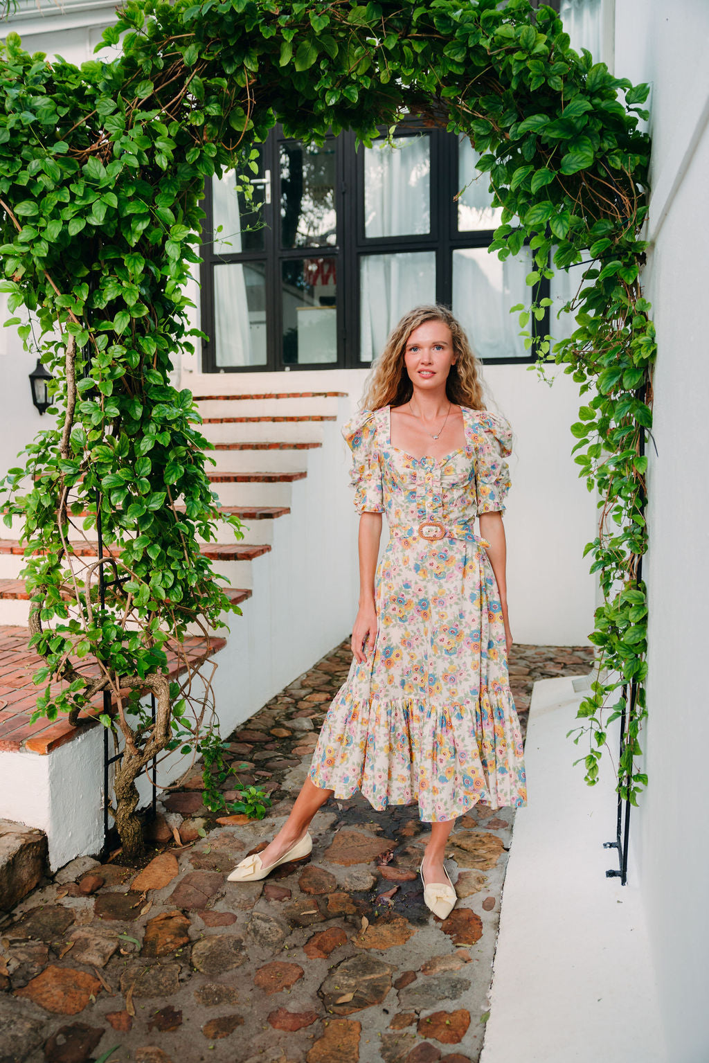 Citrus-Paglia Schleifenloafer Pointy