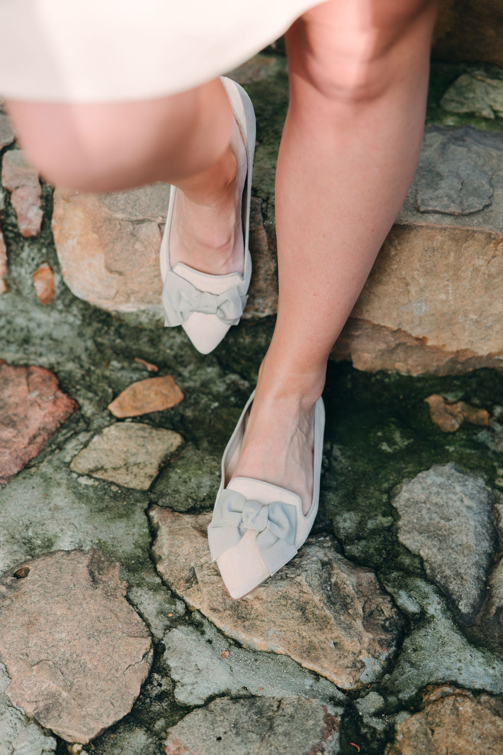 Fondotinta-Cenere Schleifenloafer Pointy