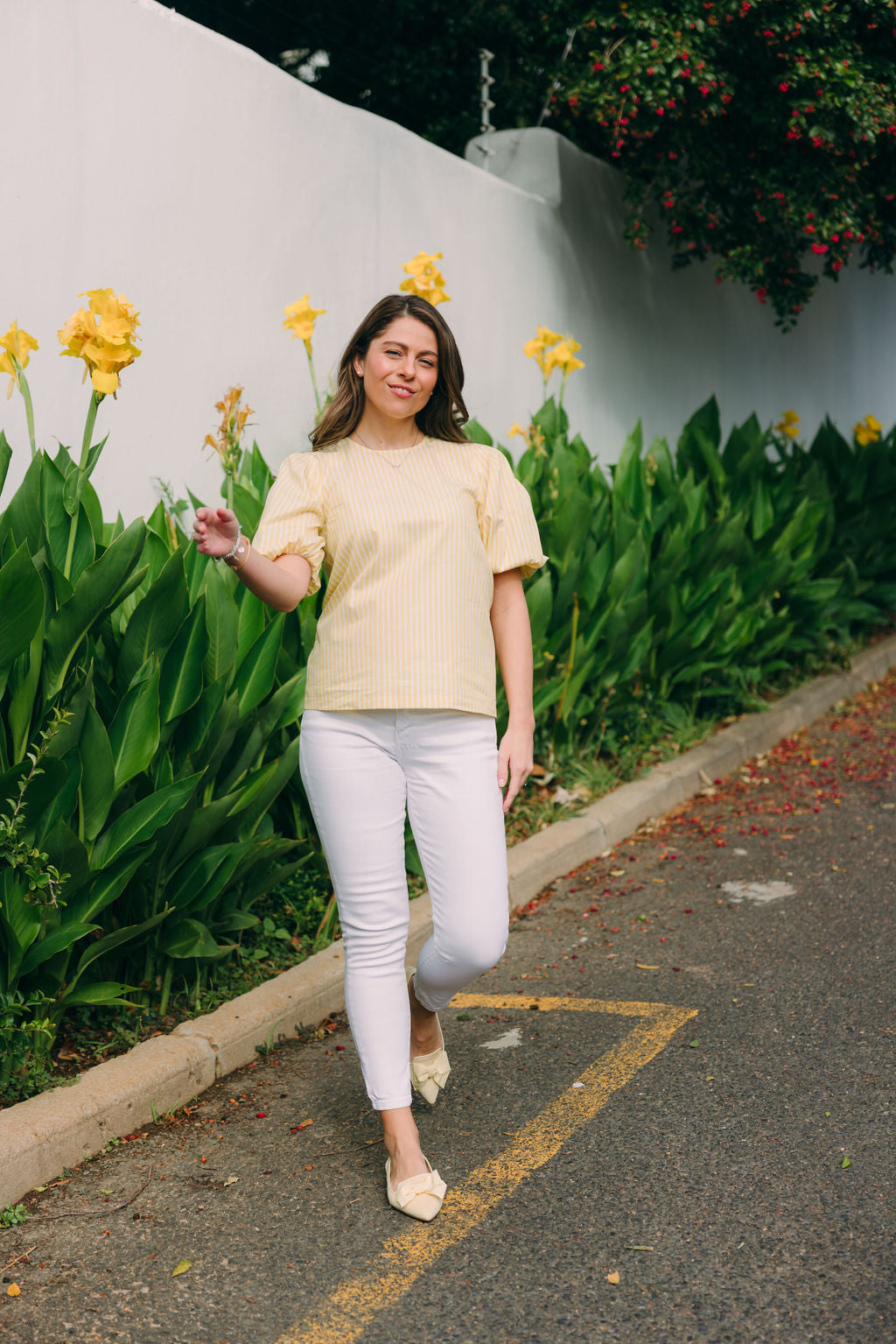 Citrus-Paglia Schleifenloafer Pointy