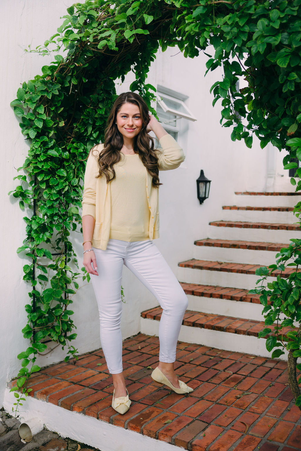 Citrus-Paglia Schleifenloafer Pointy