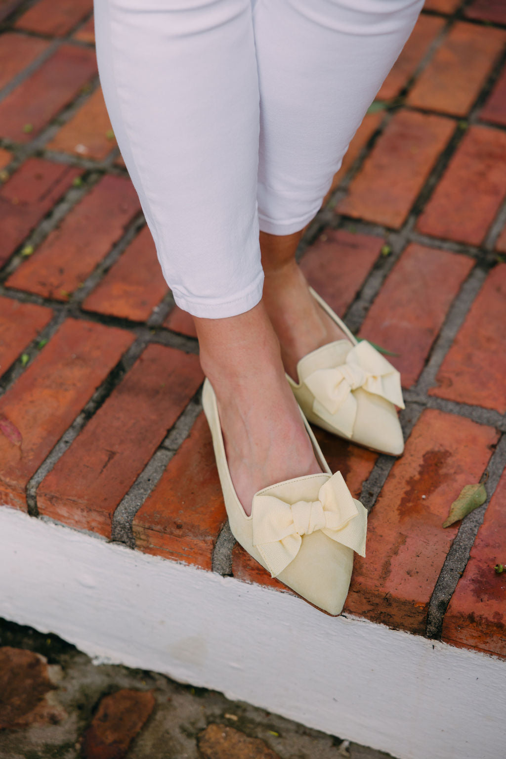 Citrus-Paglia Schleifenloafer Pointy