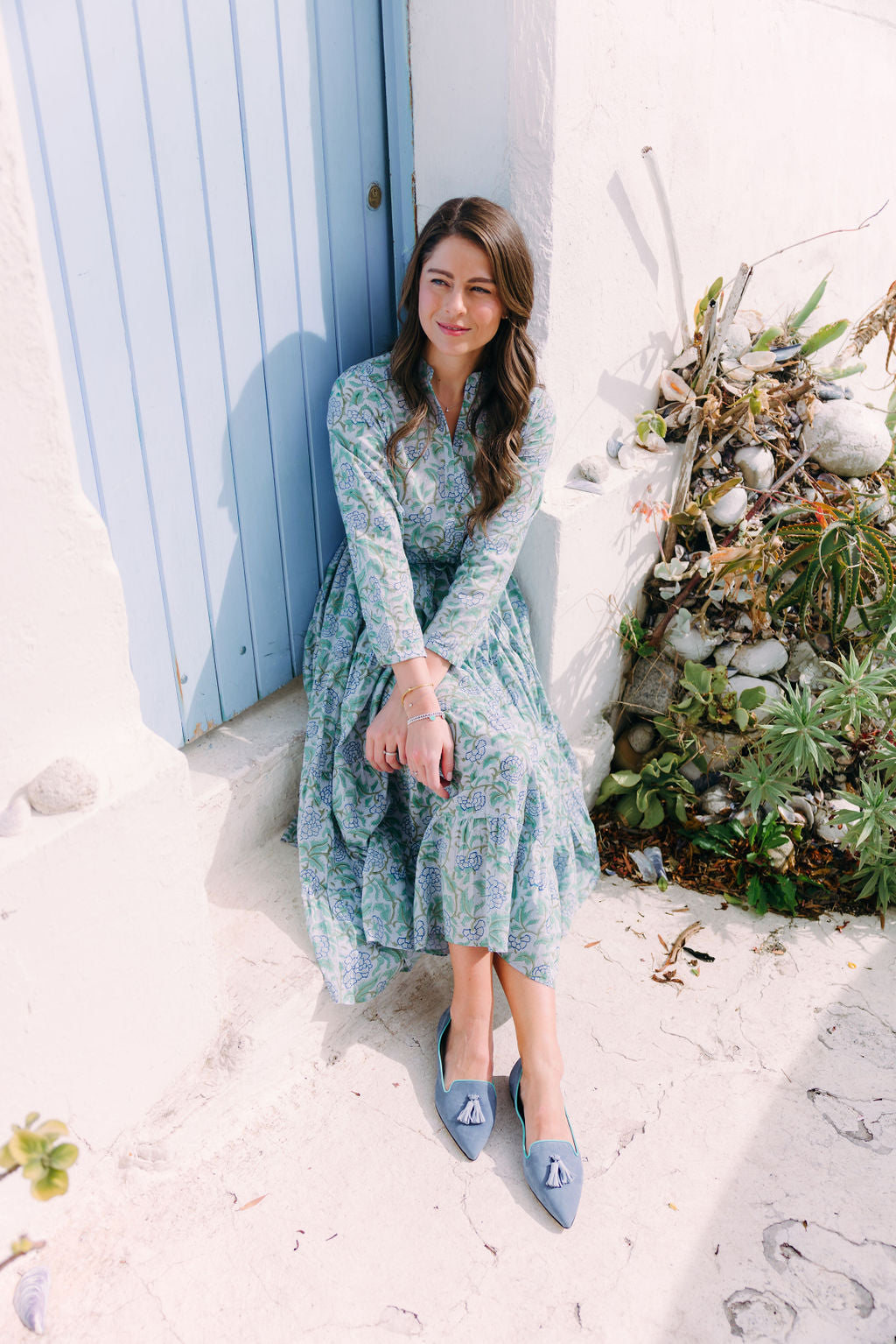 Dark Blue-Xeno-Tiffany Tasselloafer Pointy (kurzer Tassel)