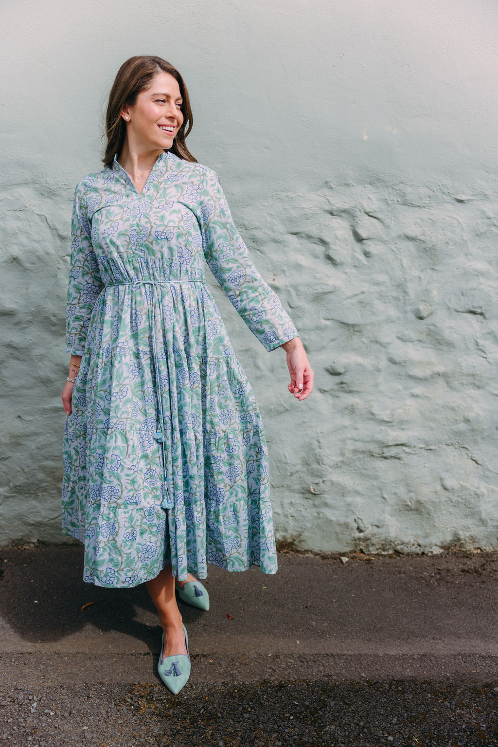 Salvia-Heaven Tasselloafer Pointy (kurzer Tassel)