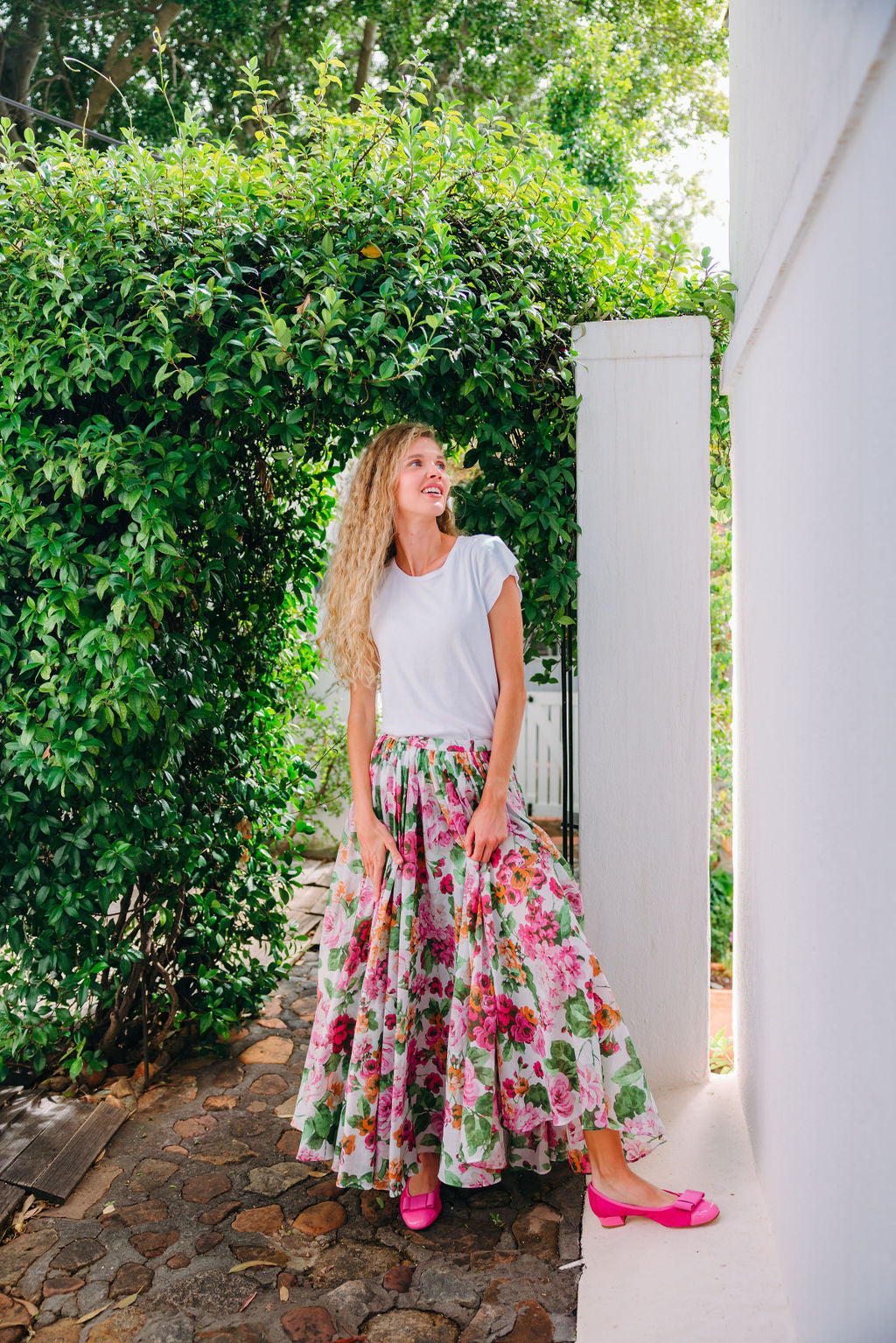 Hot Pink Ballerina Pumps