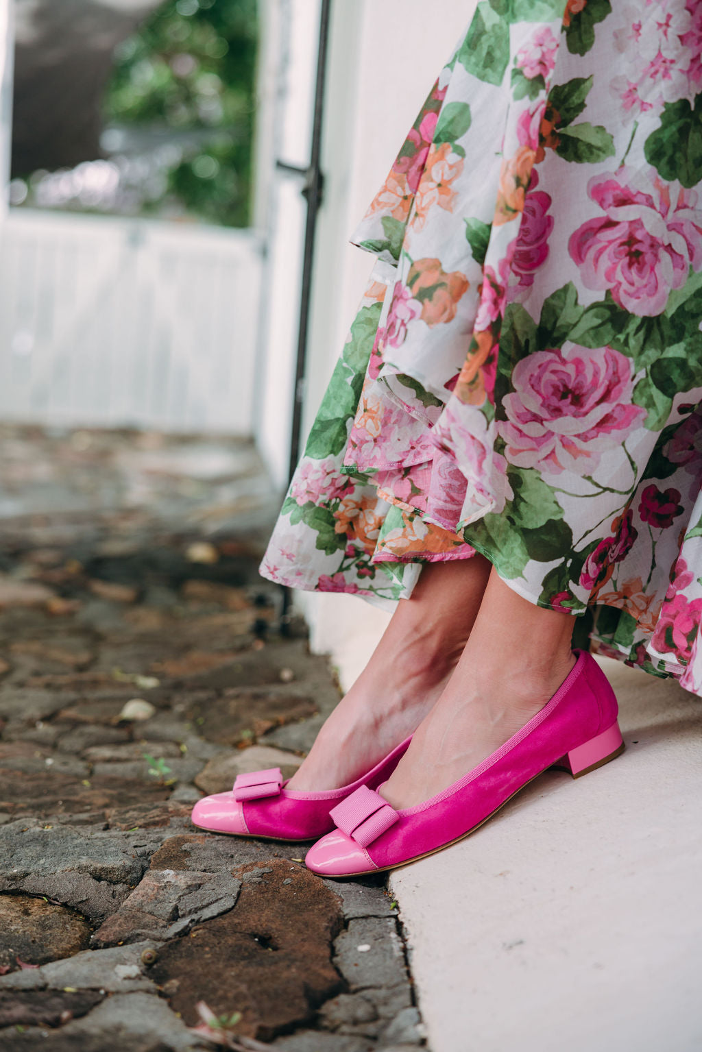 Hot Pink Ballerina Pumps