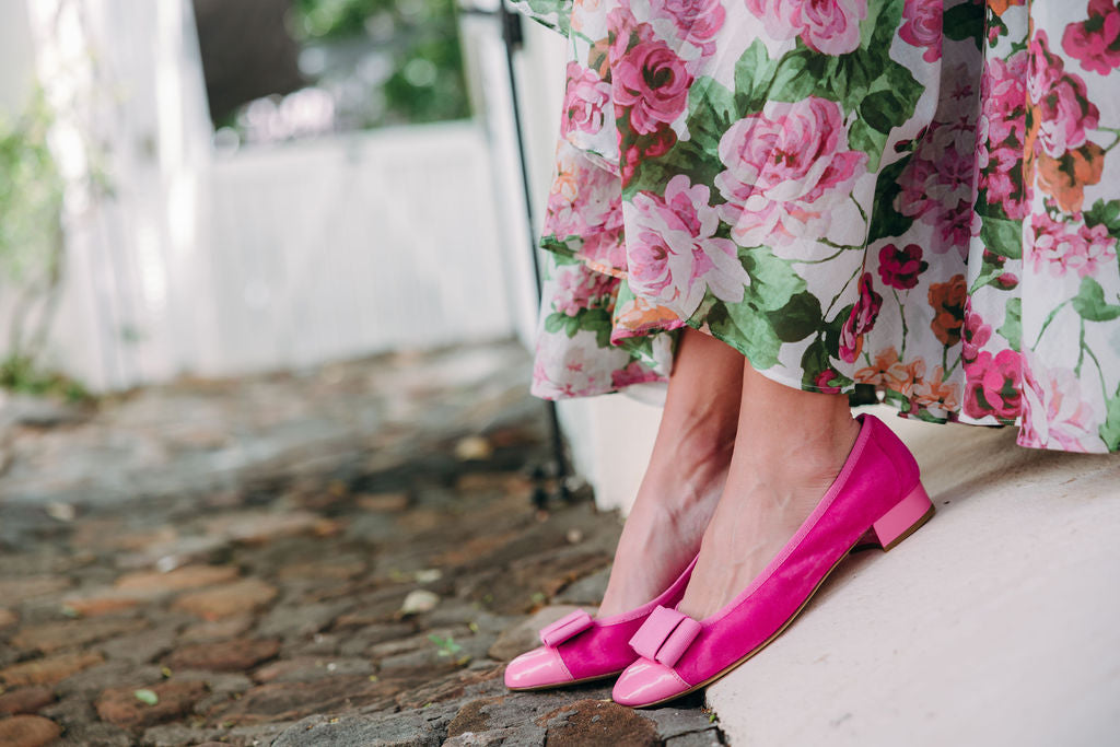 Hot Pink Ballerina Pumps