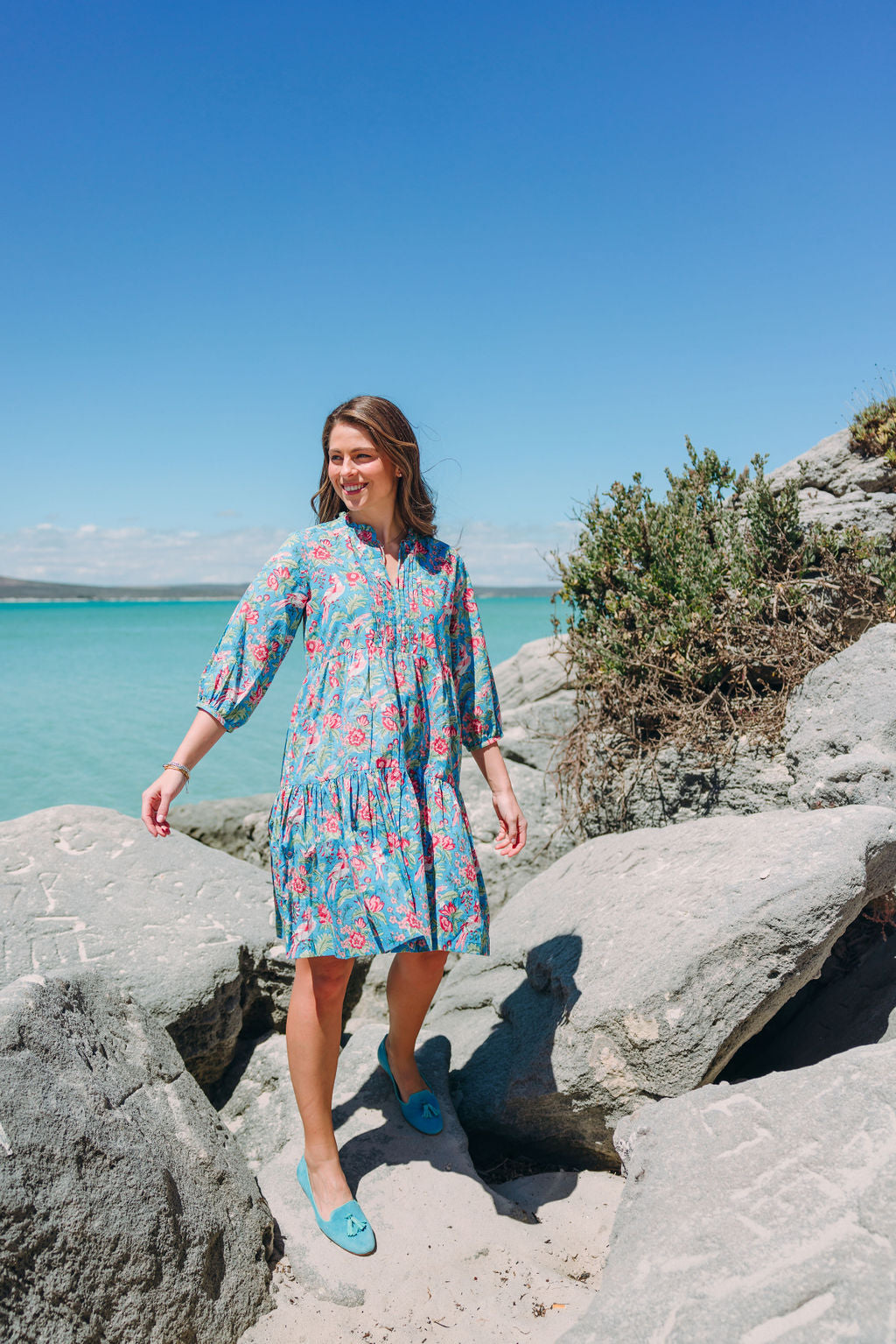 Turq-Serenity Tasselloafer Klassik