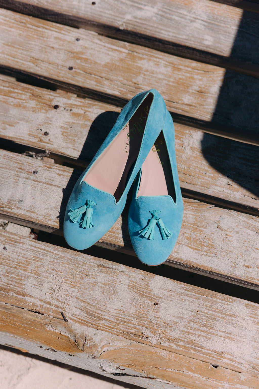 Turq-Serenity Tasselloafer Klassik