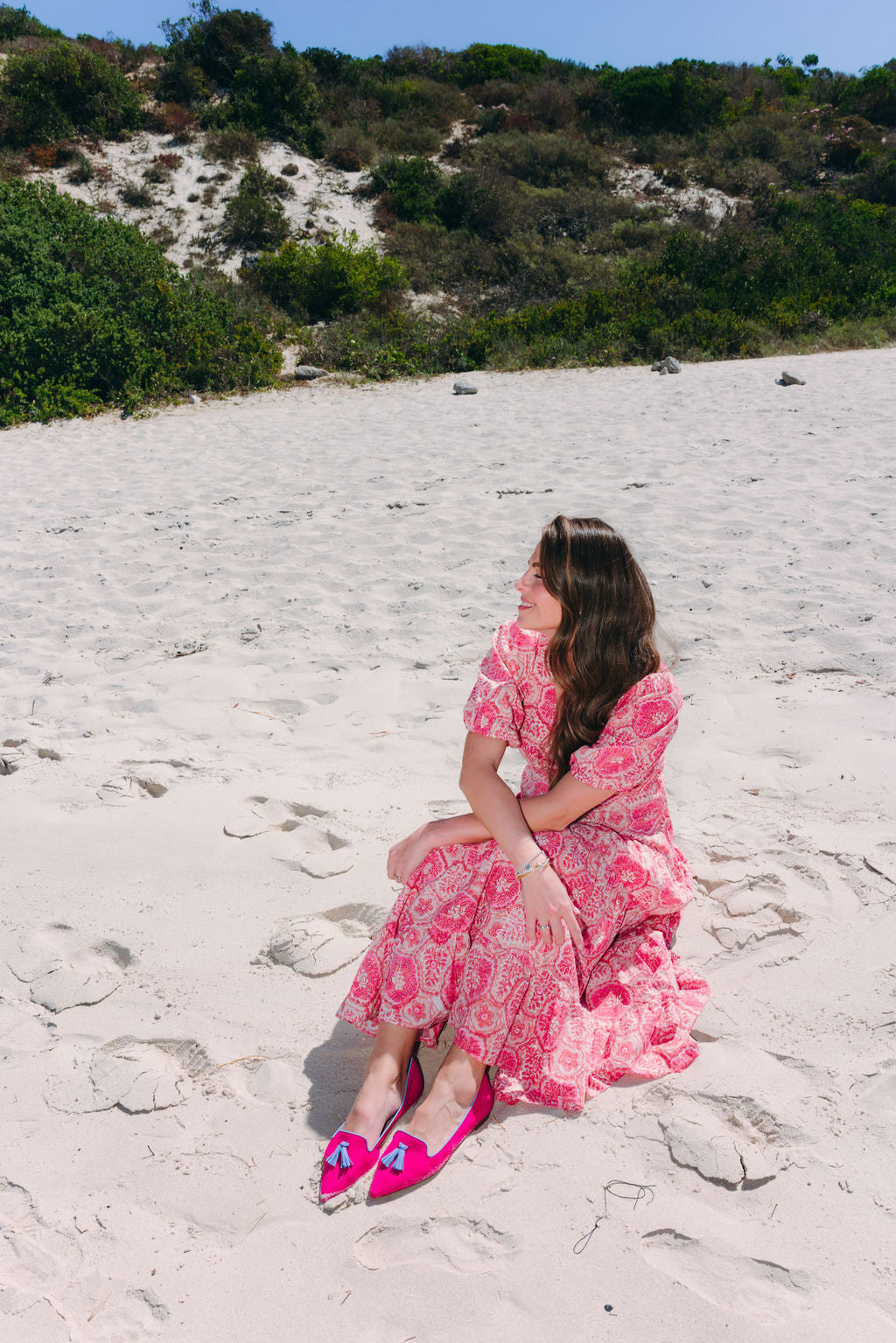 Fuxia-Onda Tasselloafer Pointy (kurzer Tassel)