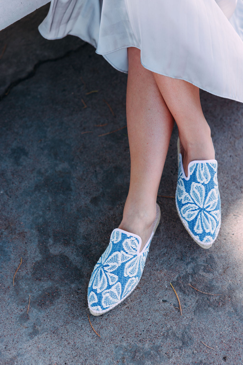 Blanco Espadrilles Mules