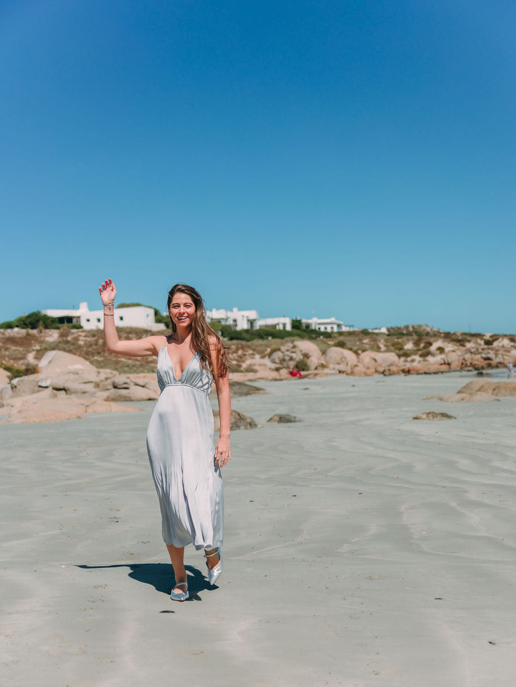 Berg Wash Argento Schleifen Mules