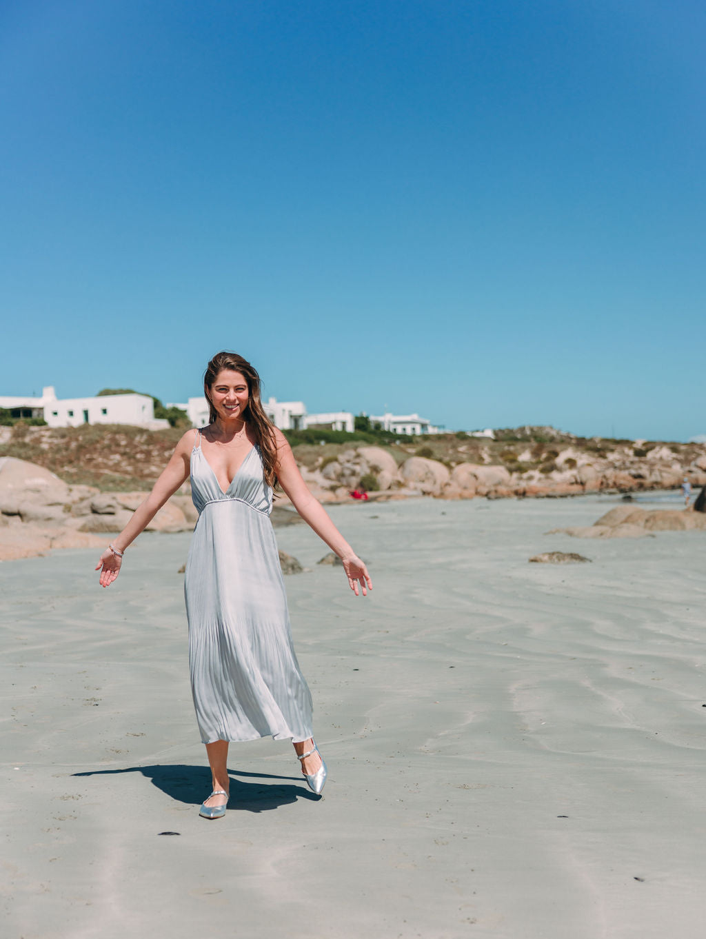 Berg Wash Argento Schleifen Mules