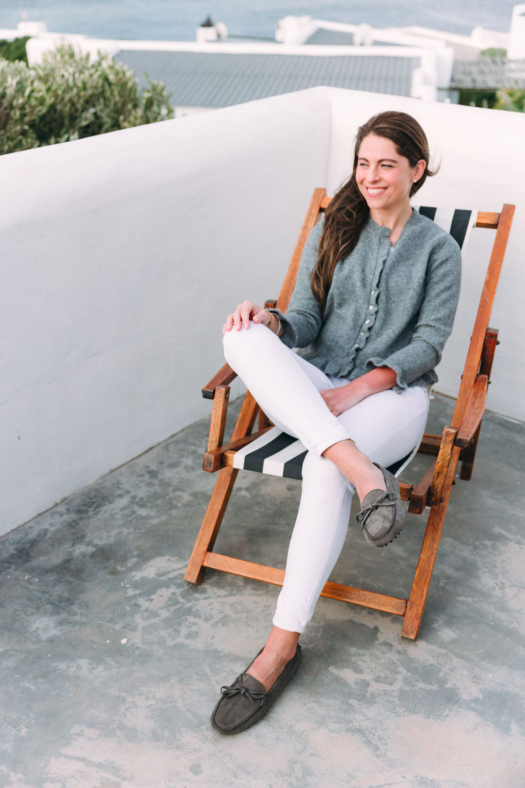 Cenere moccasin with bow