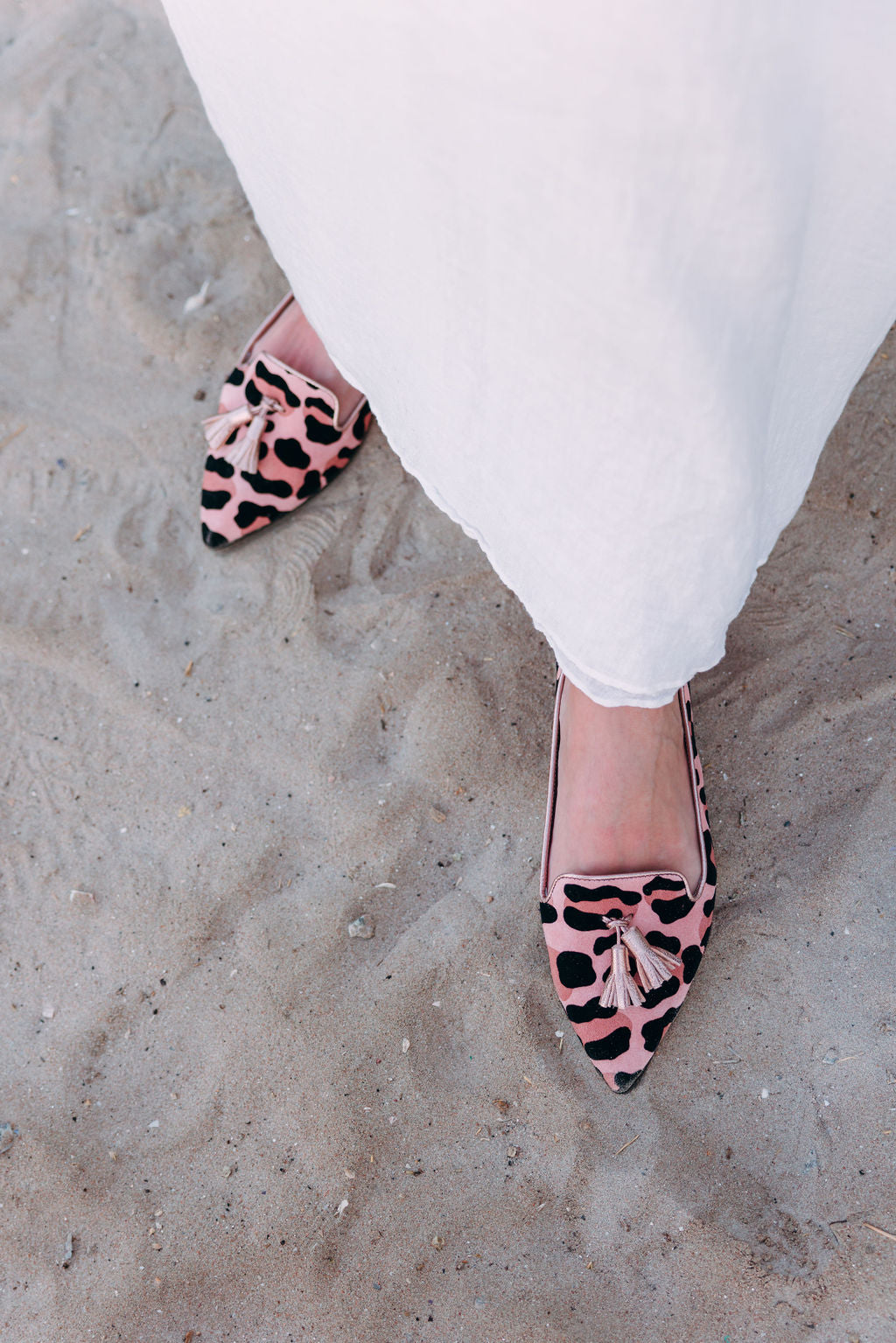 Leo Orlando Cipria-Rame Tassel Loafer Pointy (short tassel)