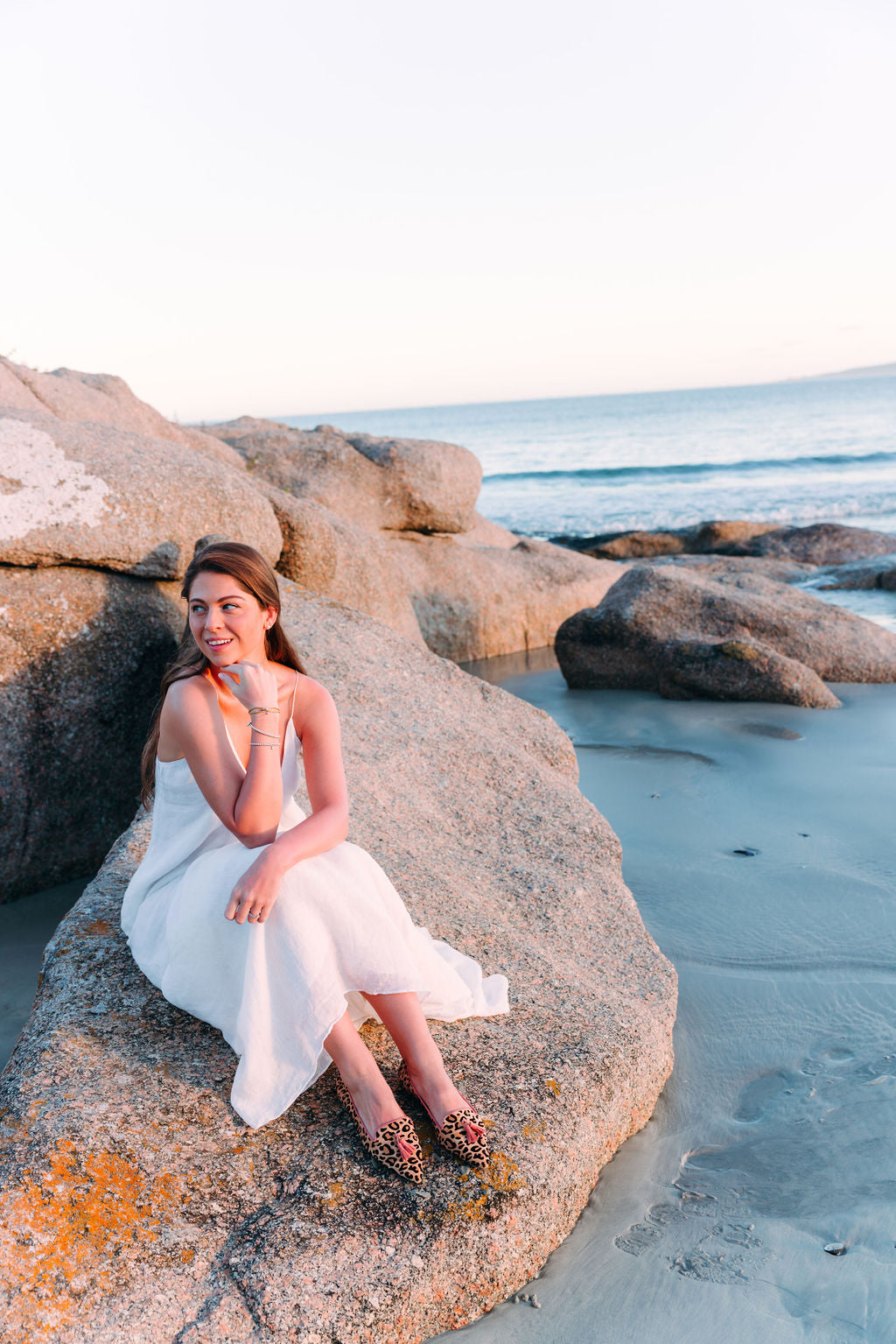 Leopardino-Melon Tassel Loafer Pointy (short tassel)