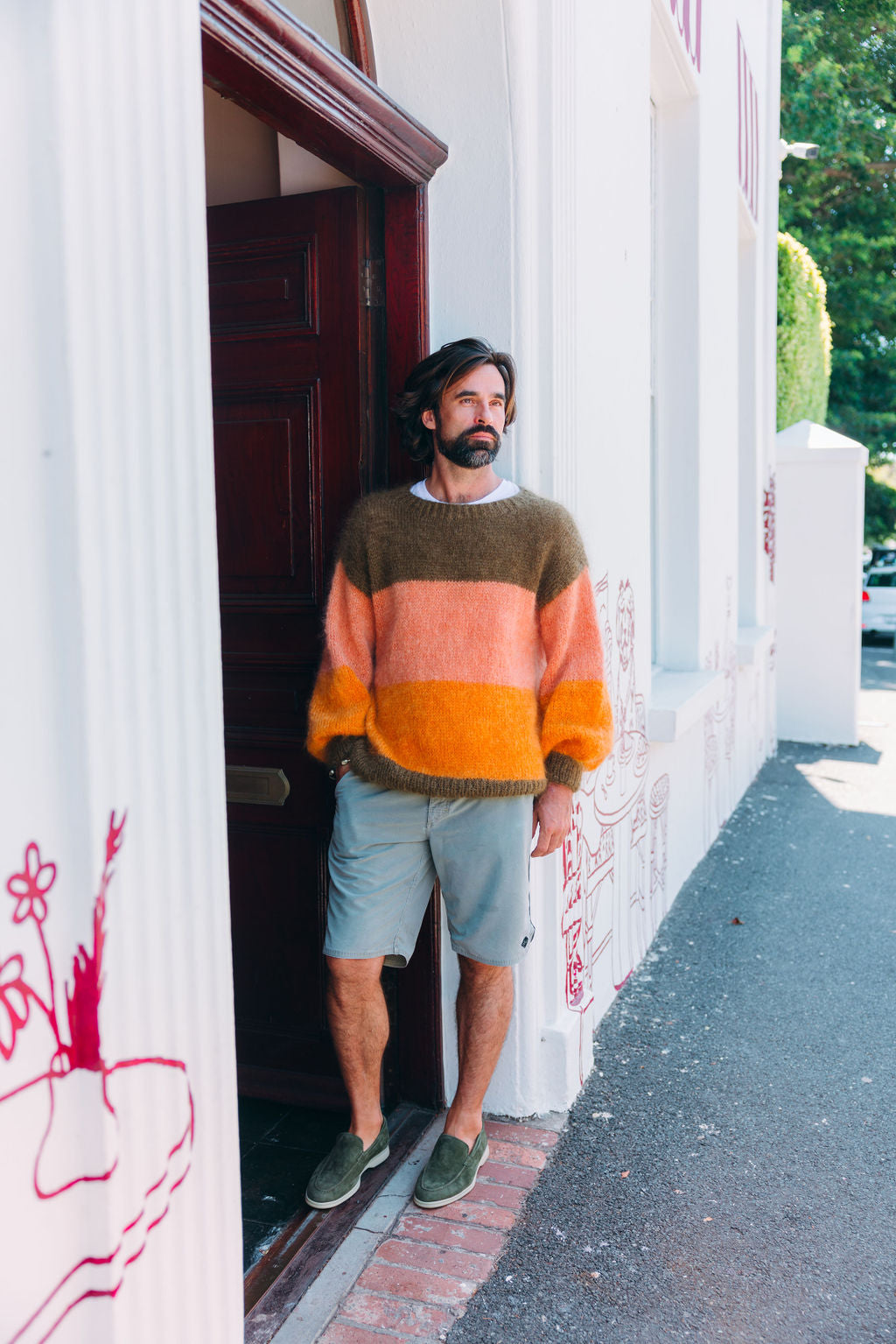 Olive Yachtslipper Herren