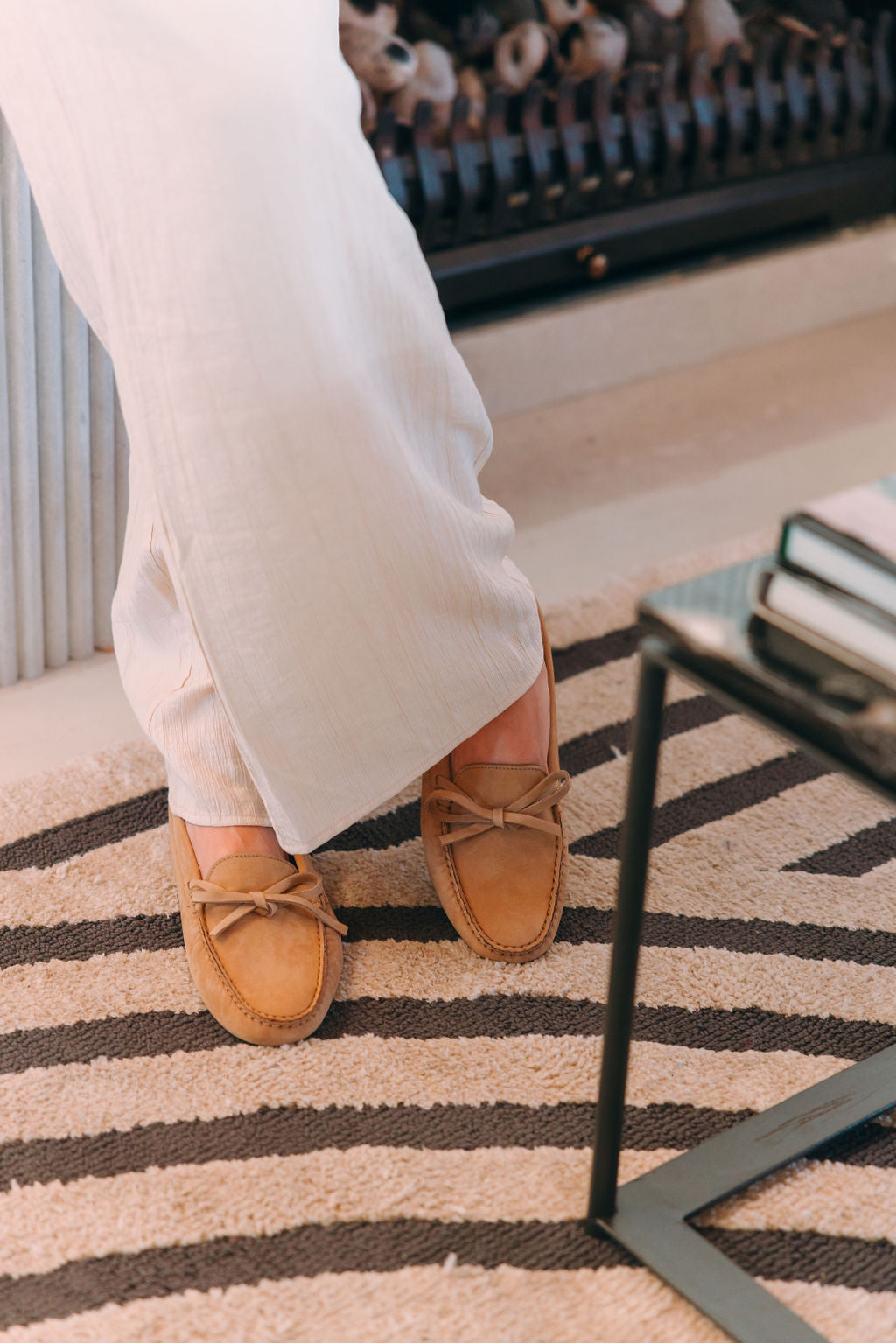 Sabbia Moccasin mit Schleife