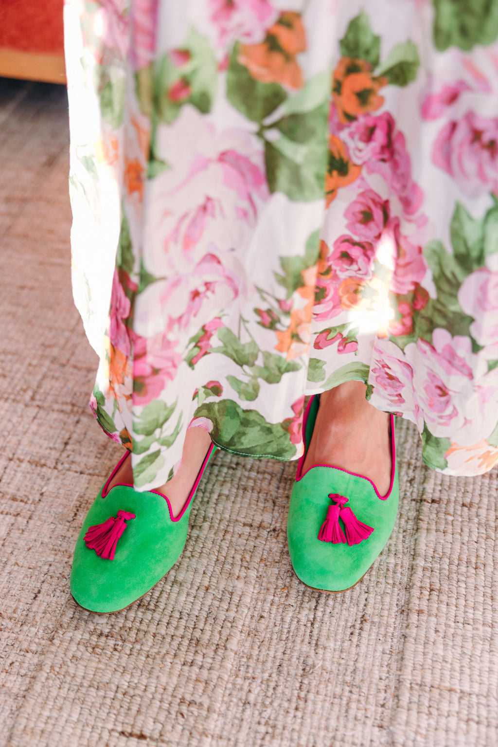 Acid Kiwi-Fancy Tasselloafer Klassik