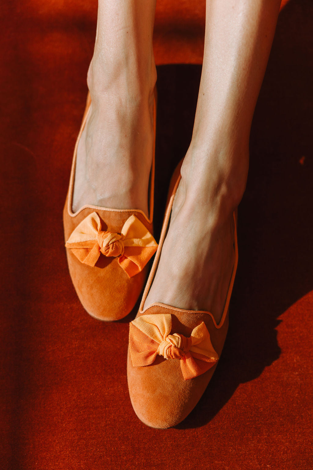 Amber-Zabaione bow loafers