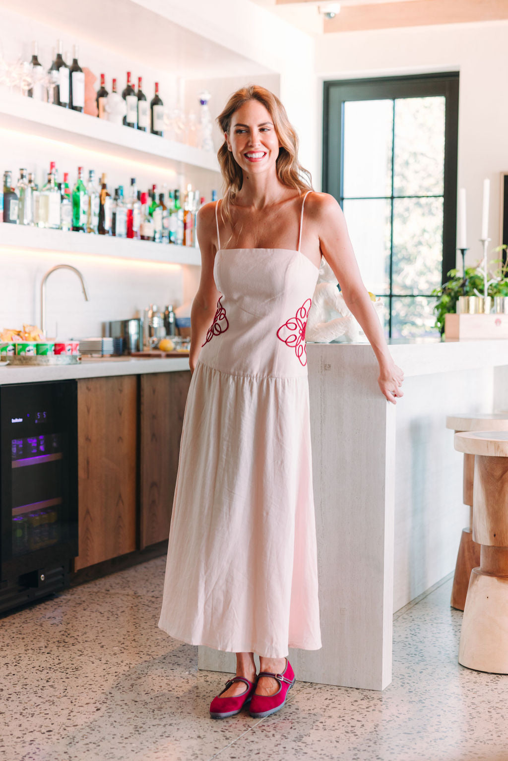 Mary Jane Furlane Velluto Bordo