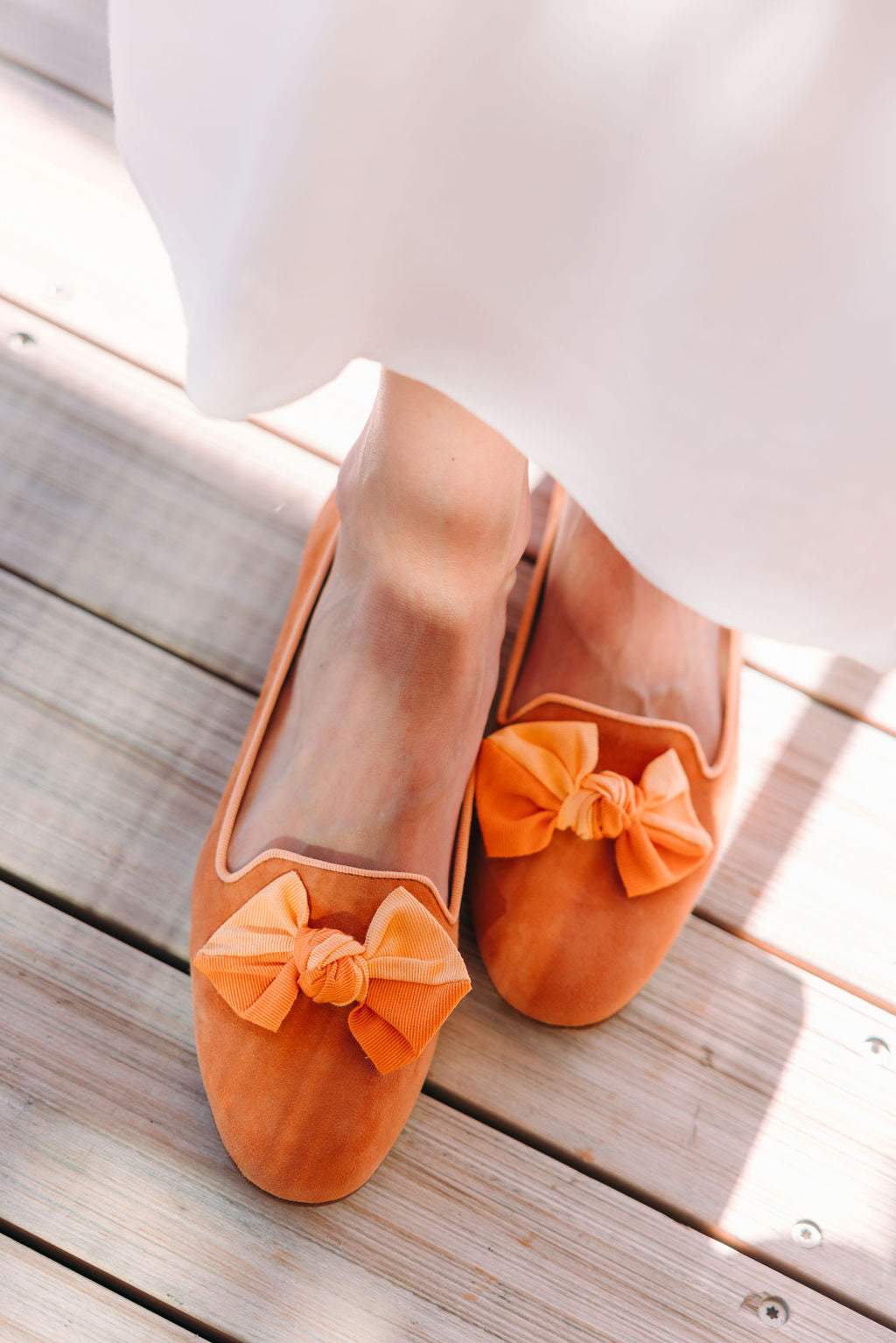 Amber-Zabaione bow loafers