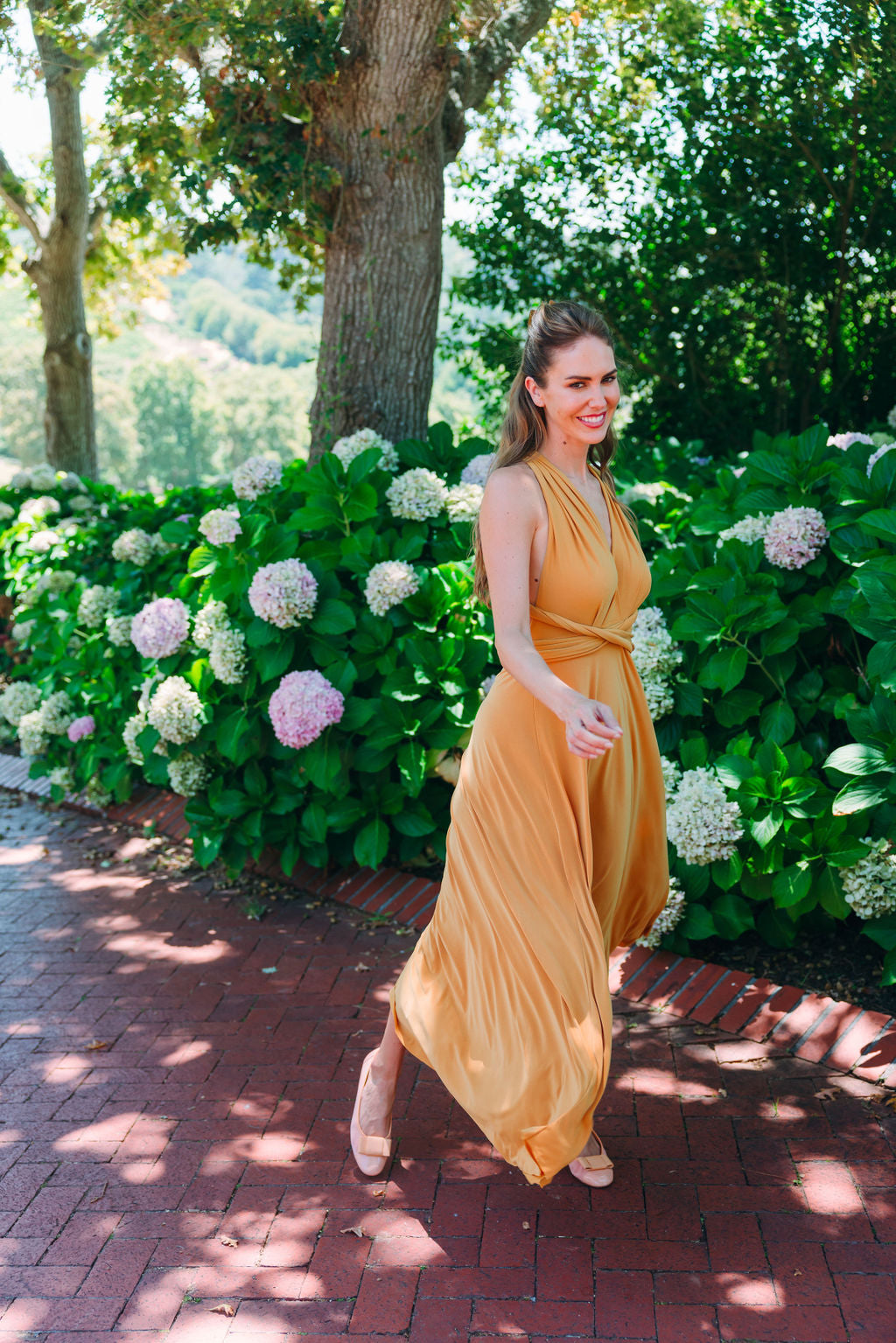 Peach Ballerina Pumps