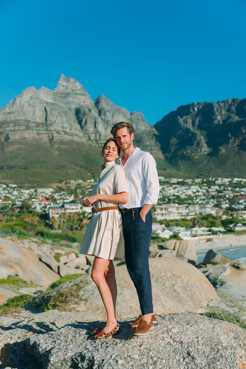 MEN yacht slippers Marrone beige sole