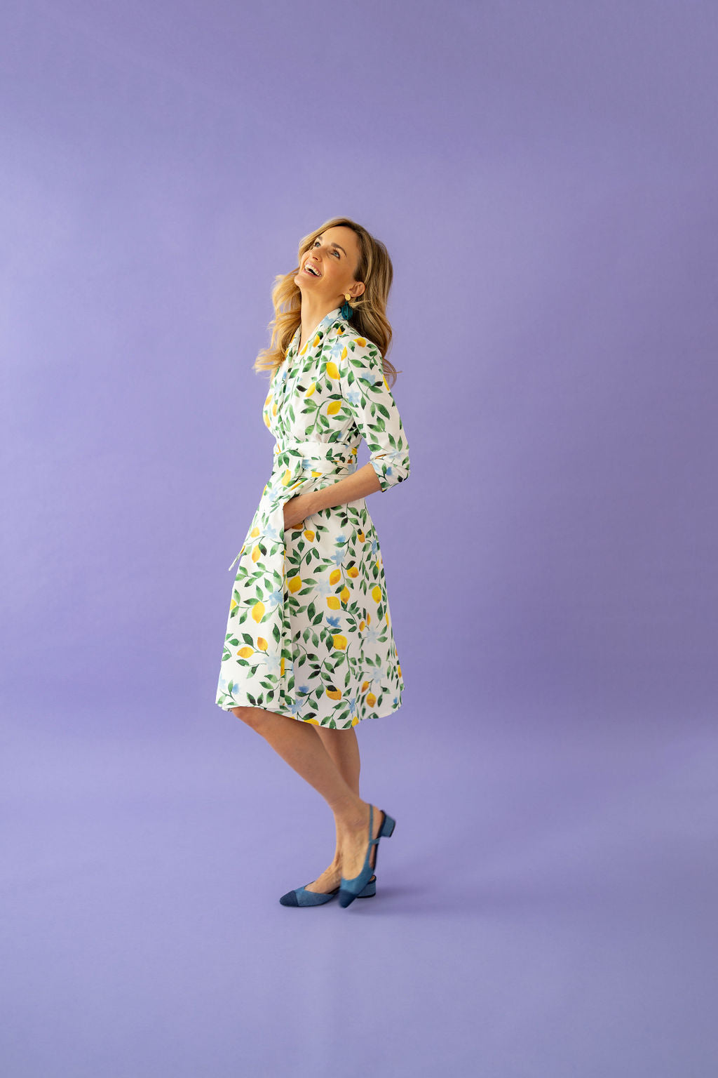 Navy Jeans Levis Slingback