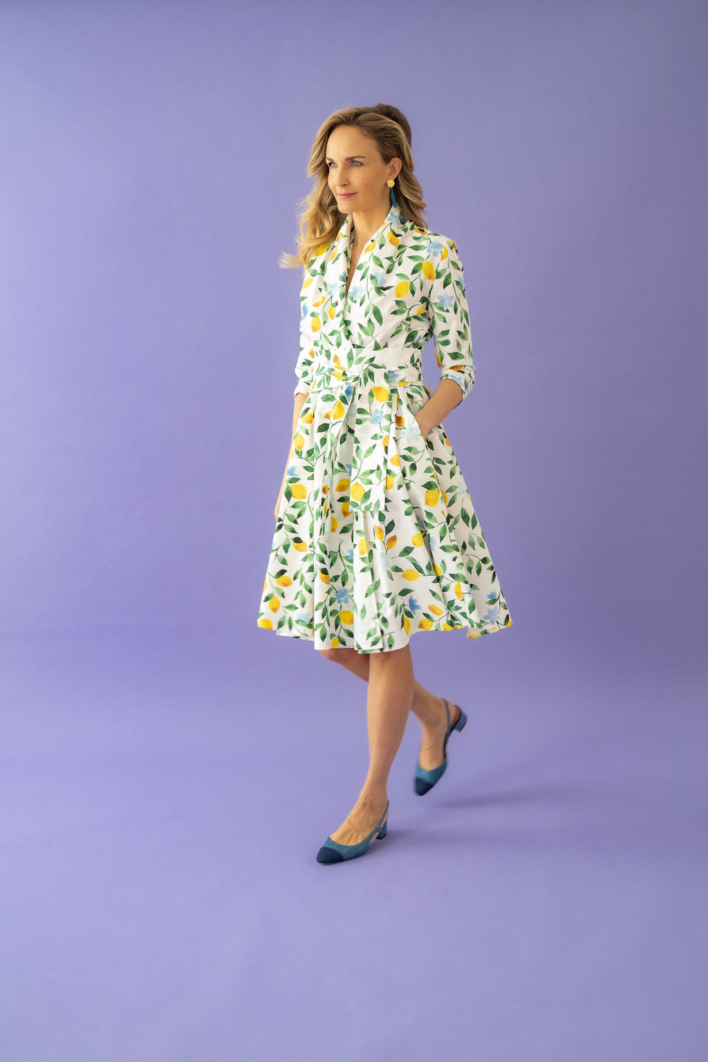 Navy Jeans Levis Slingback