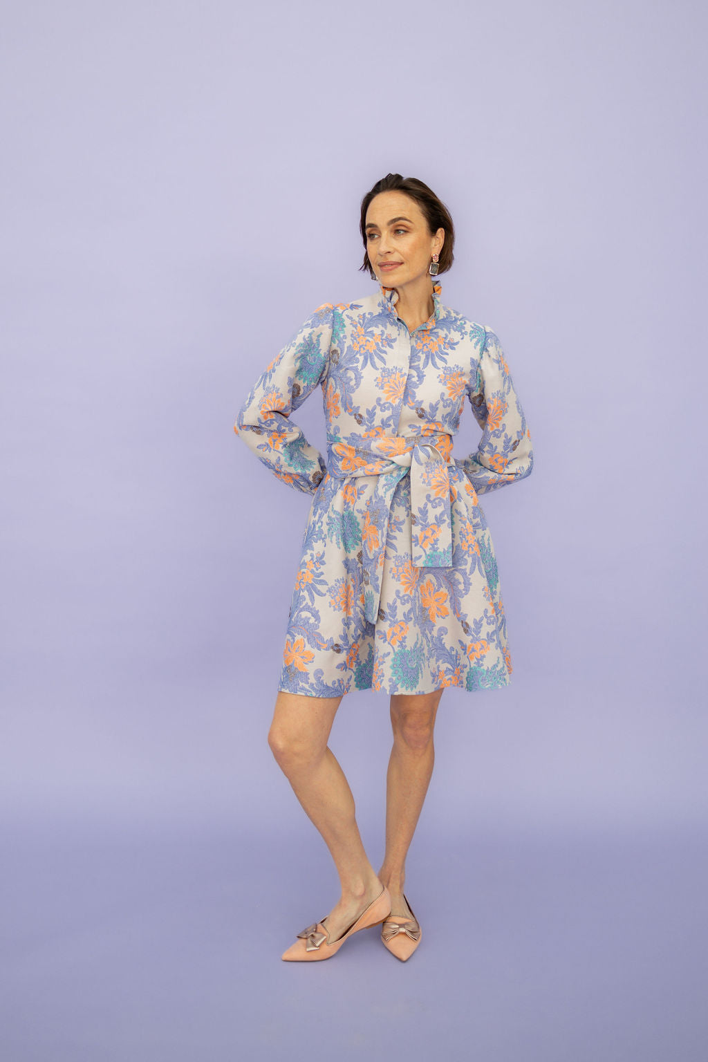 Arancio-Rame bow loafer Pointy