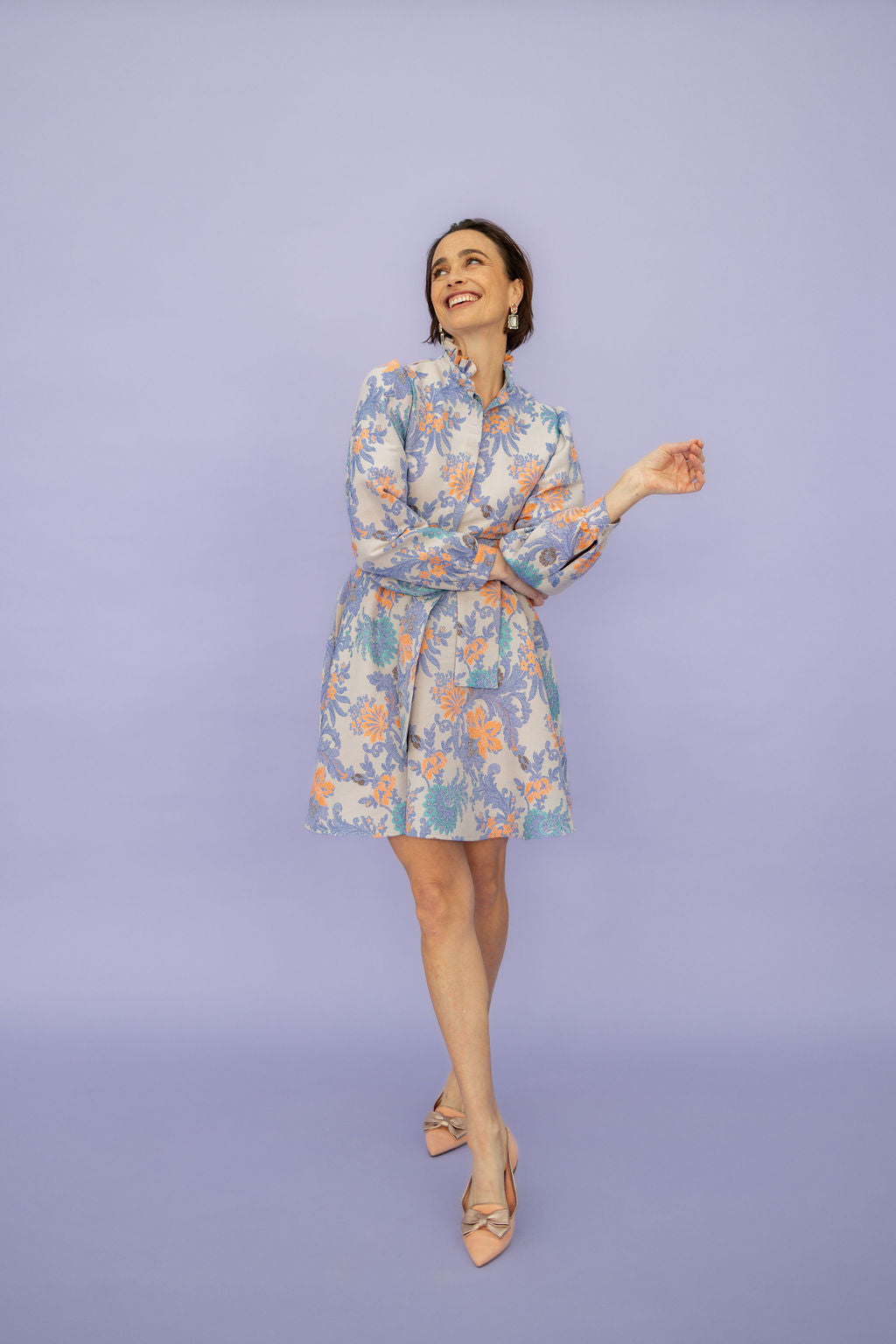 Arancio-Rame bow loafer Pointy